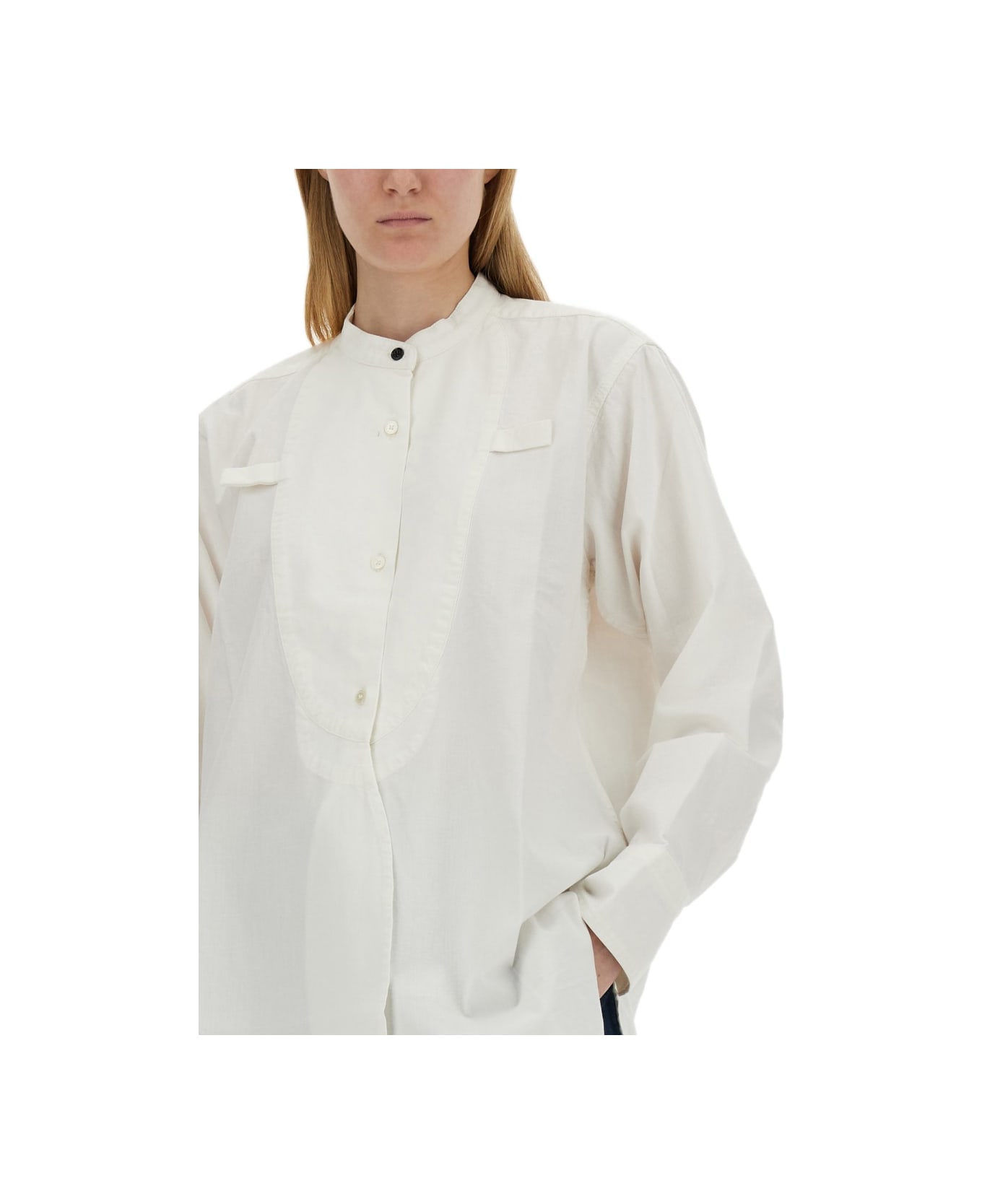 Victoria Beckham Cotton Shirt - WHITE