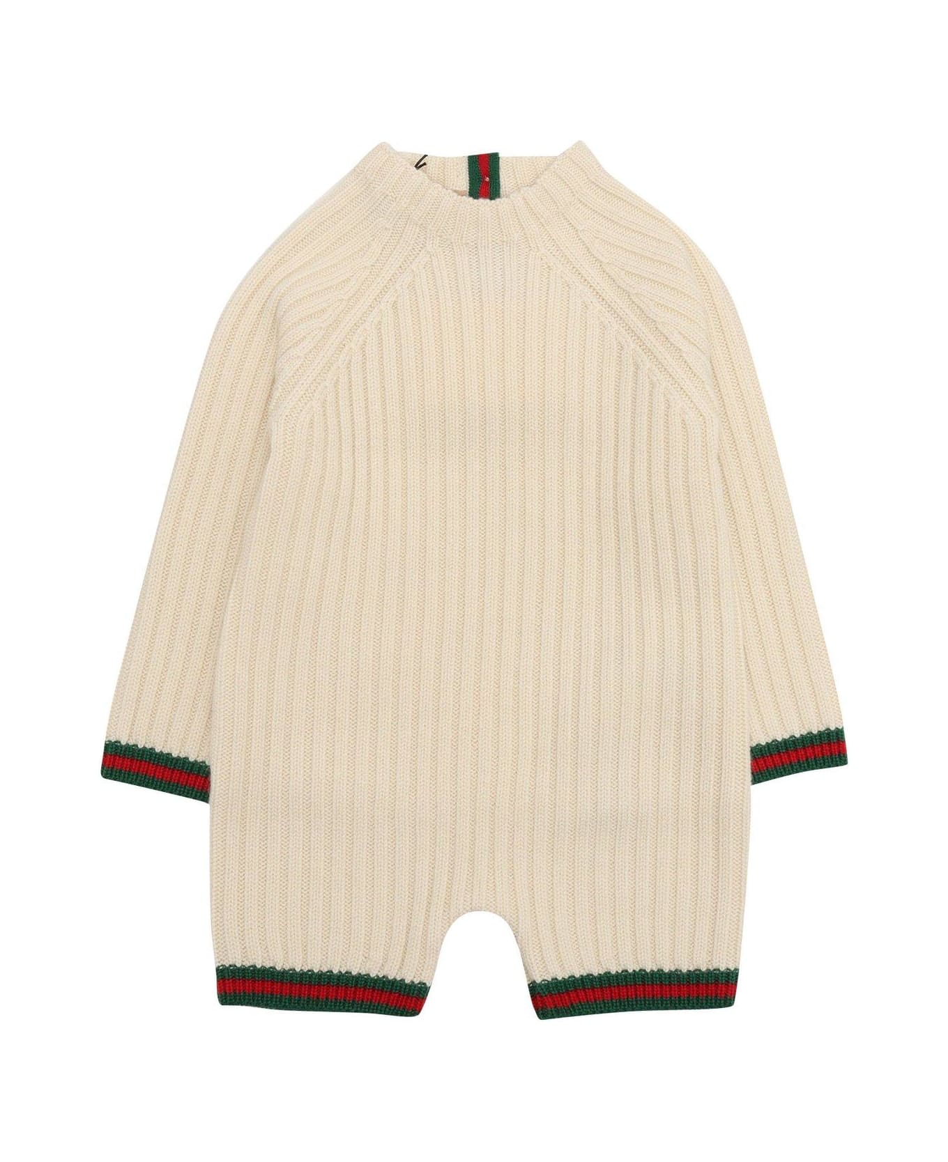 Gucci Ribbed Romper - White