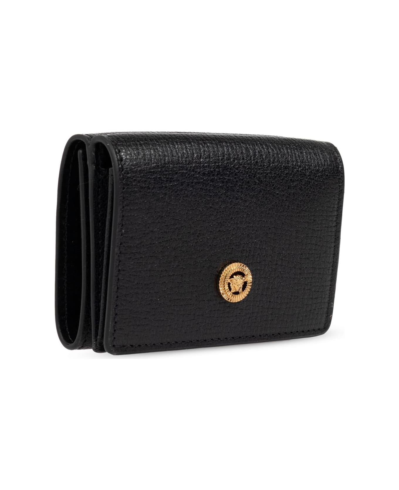 Versace Leather Wallet - BLACKVERSACEGOLD