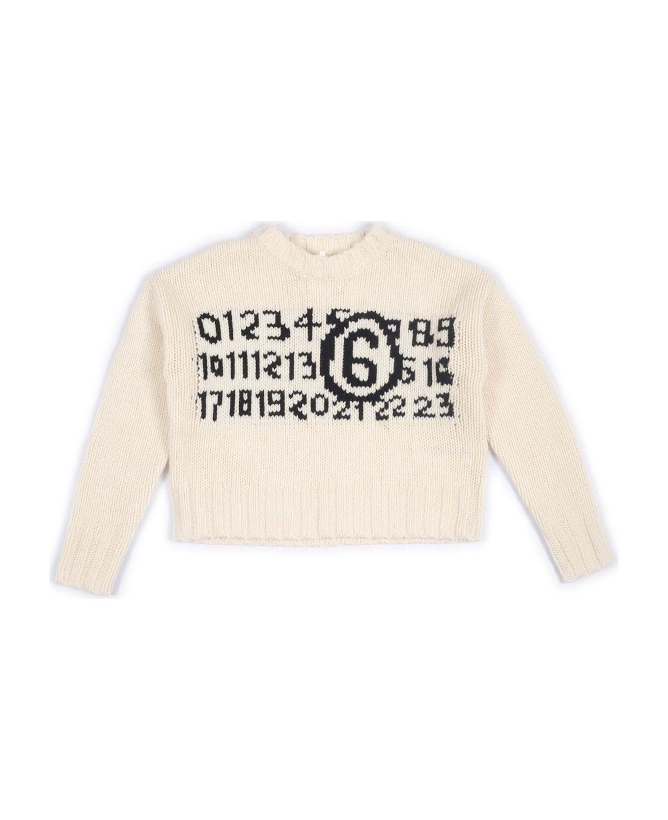 MM6 Maison Margiela Knitwear - WHITE