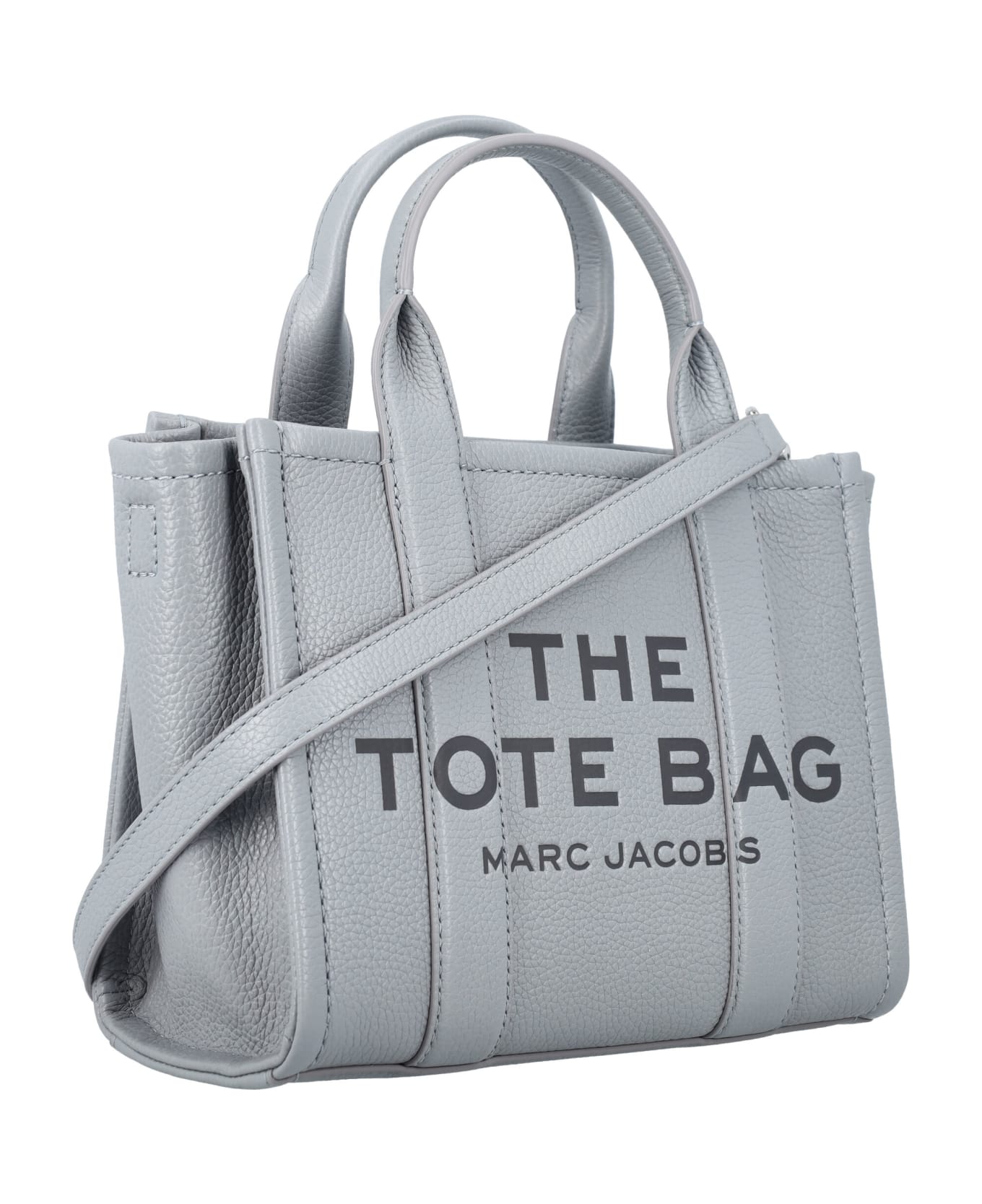 Marc Jacobs The Mini Tote Leather Bag - WOLF GREY