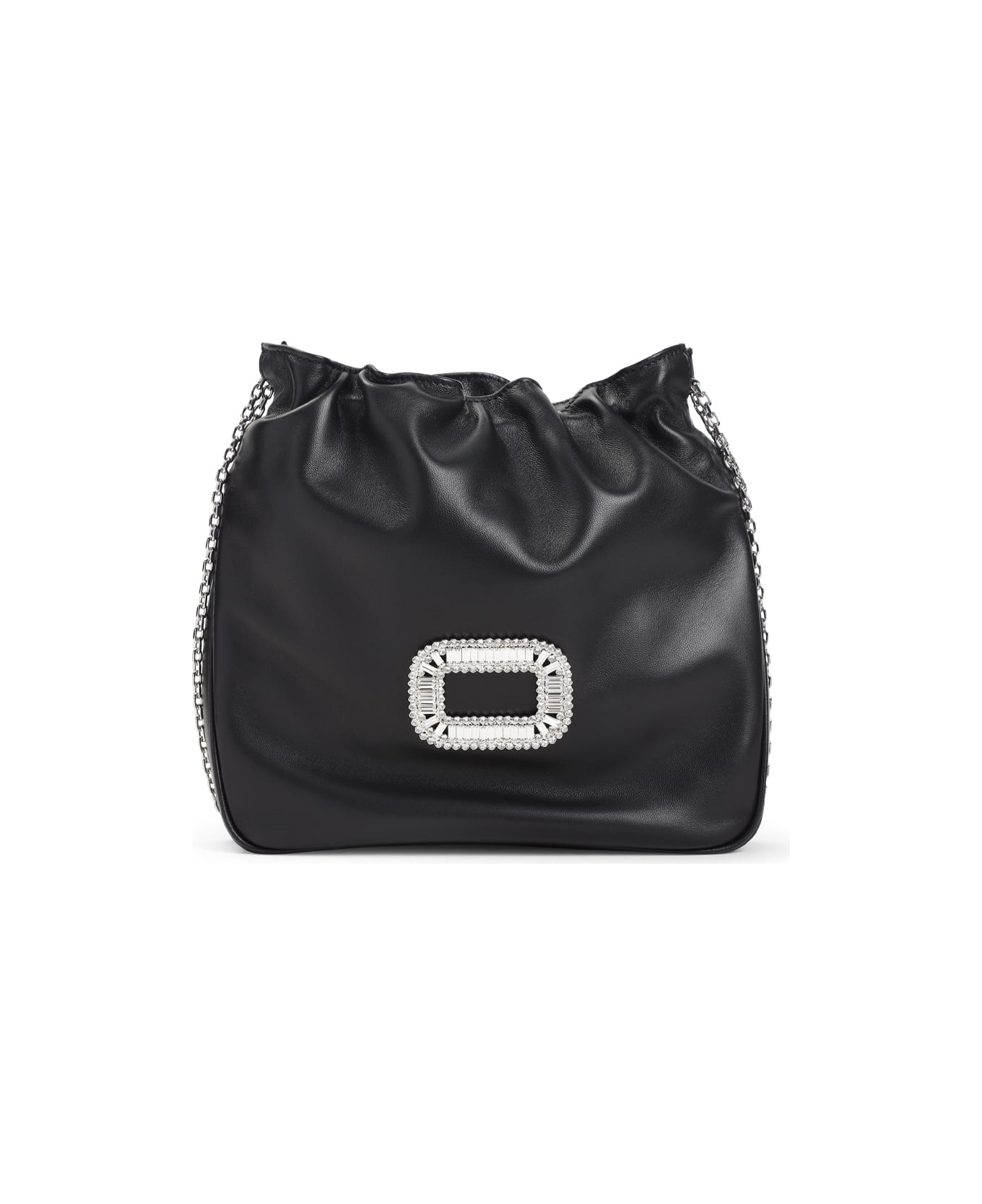 Roger Vivier Pilgrim Pocket Mini Clutch - Nero