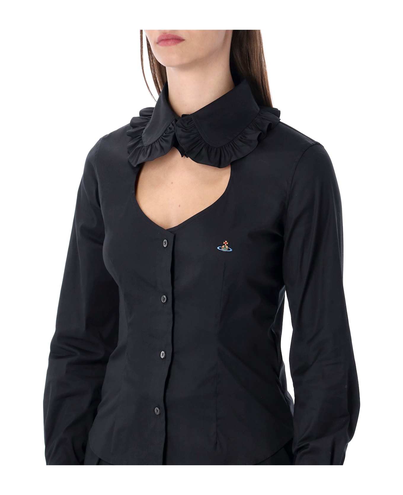 Vivienne Westwood Toulouse Frill Shirt - BLACK