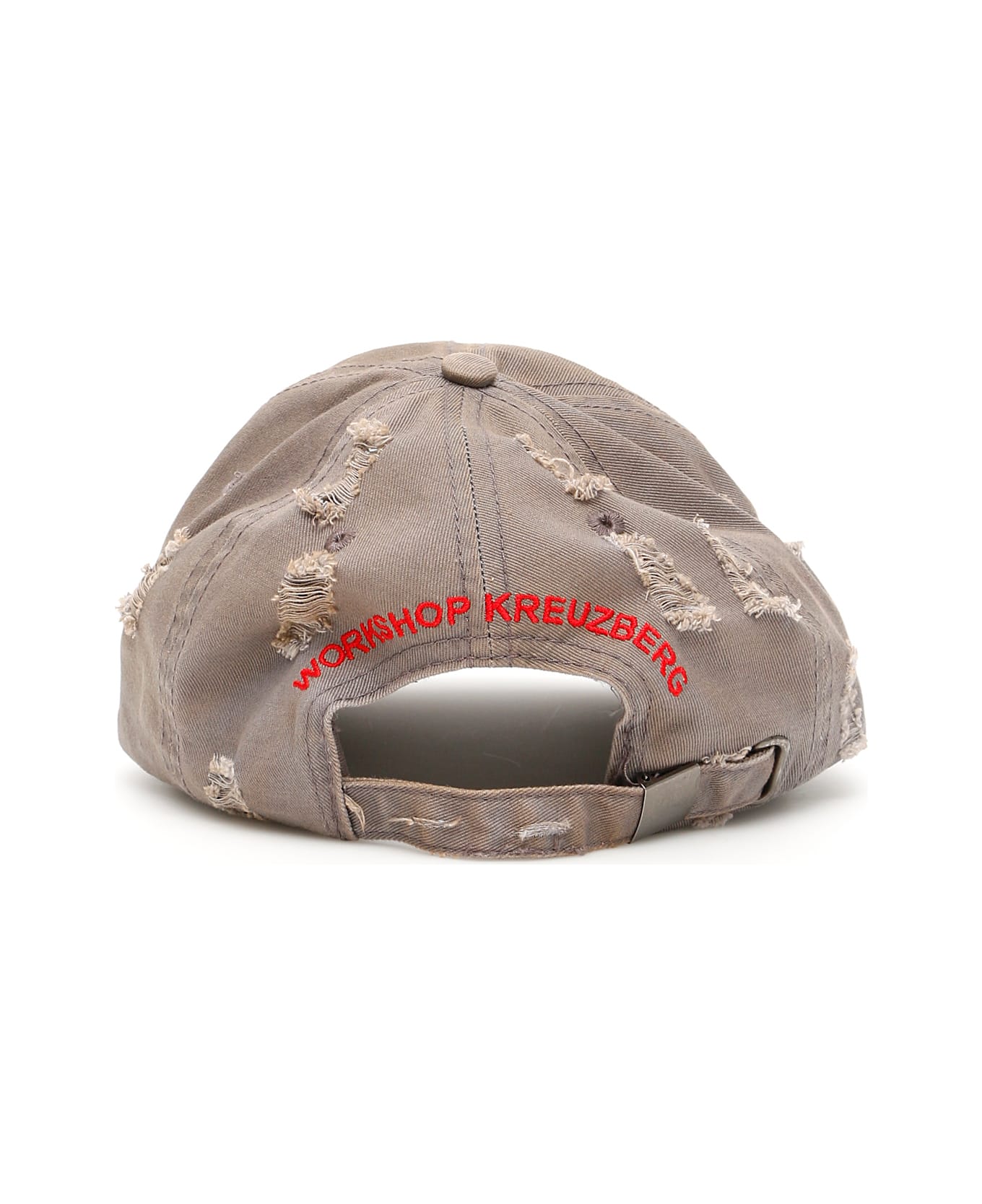 032c Destroyed Baseball Cap - GREY (Grey)