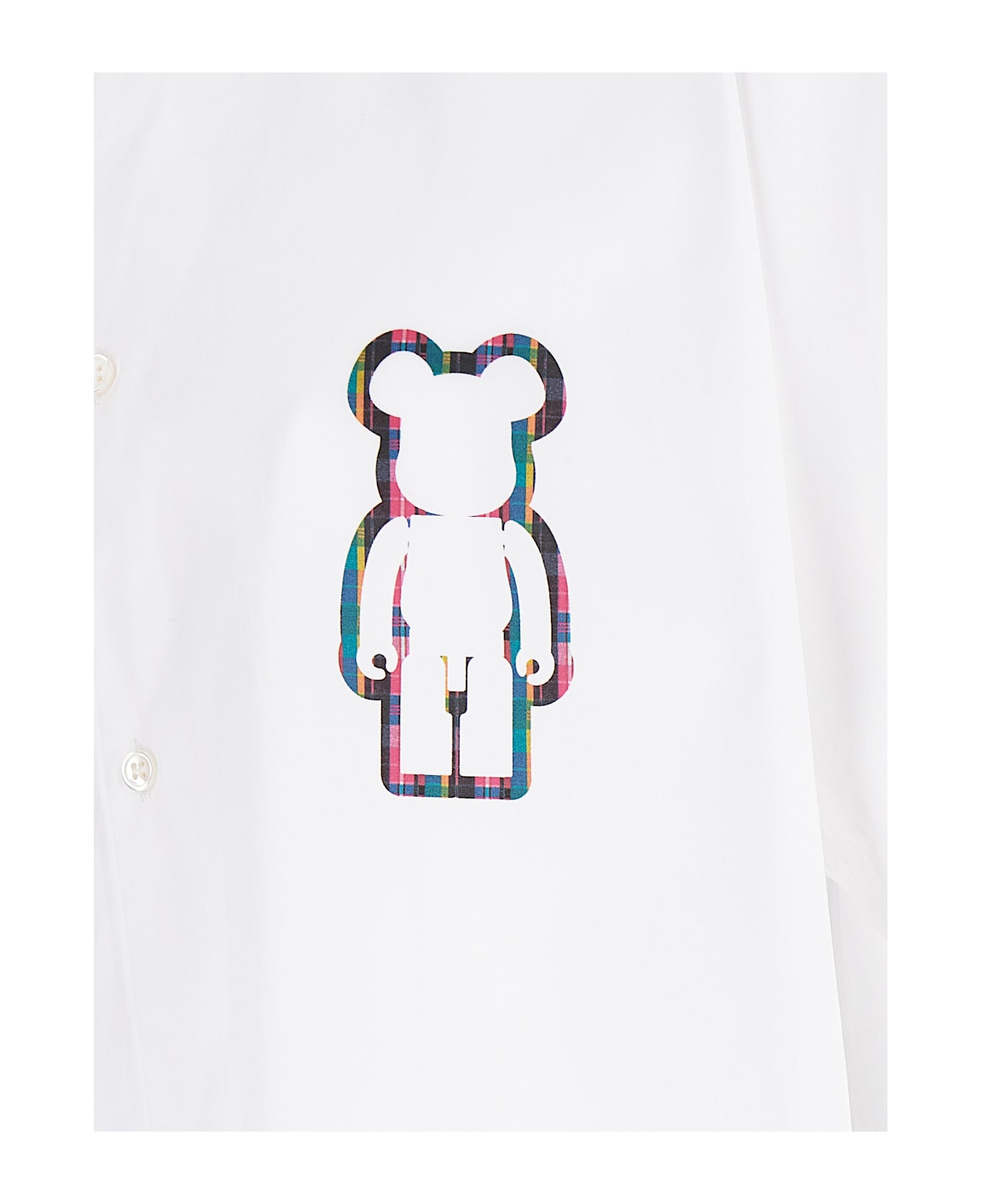 Comme des Garçons Shirt Camicia Comme Des Garçons Shirt X Be@rbrick - White