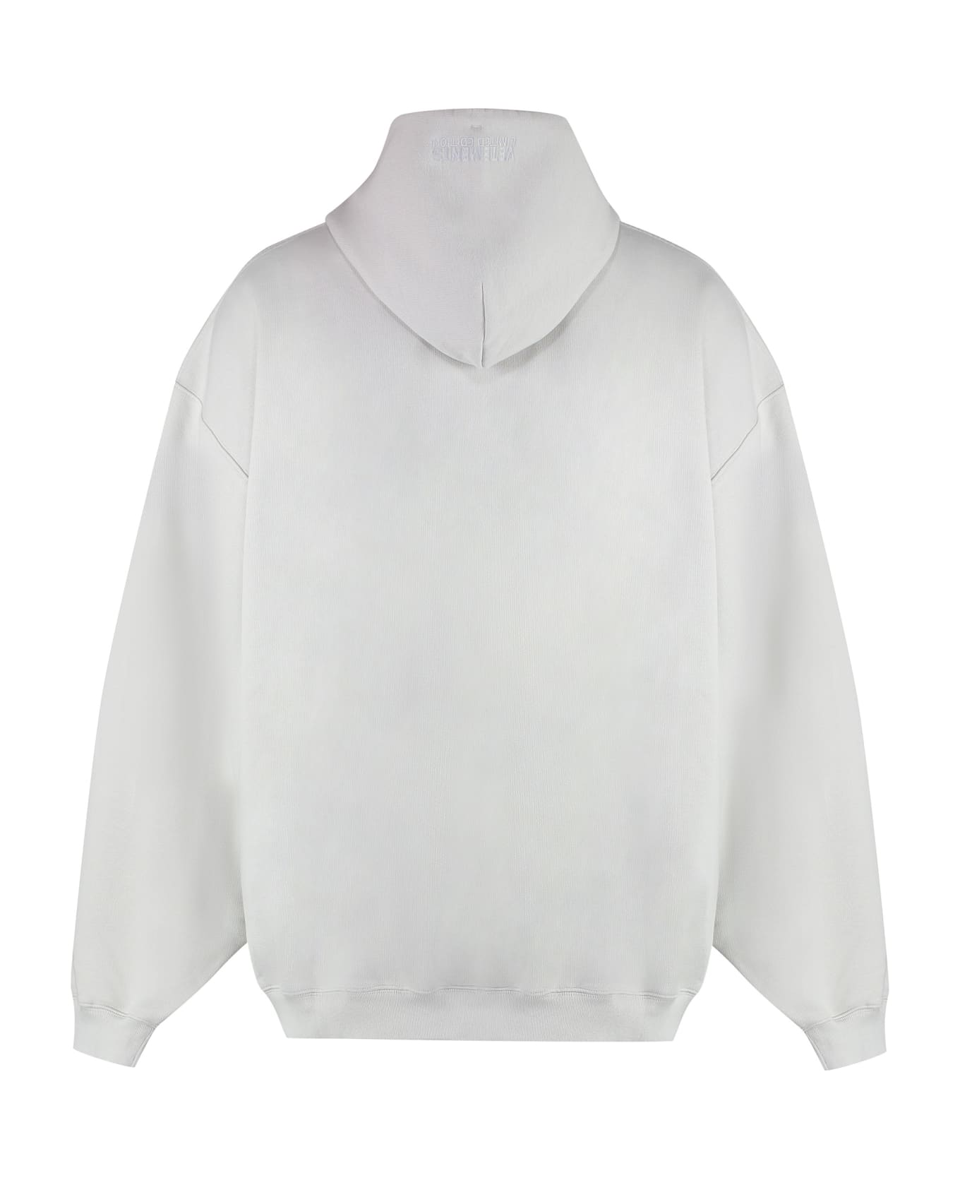 VETEMENTS Logo Print Hoodie - grey