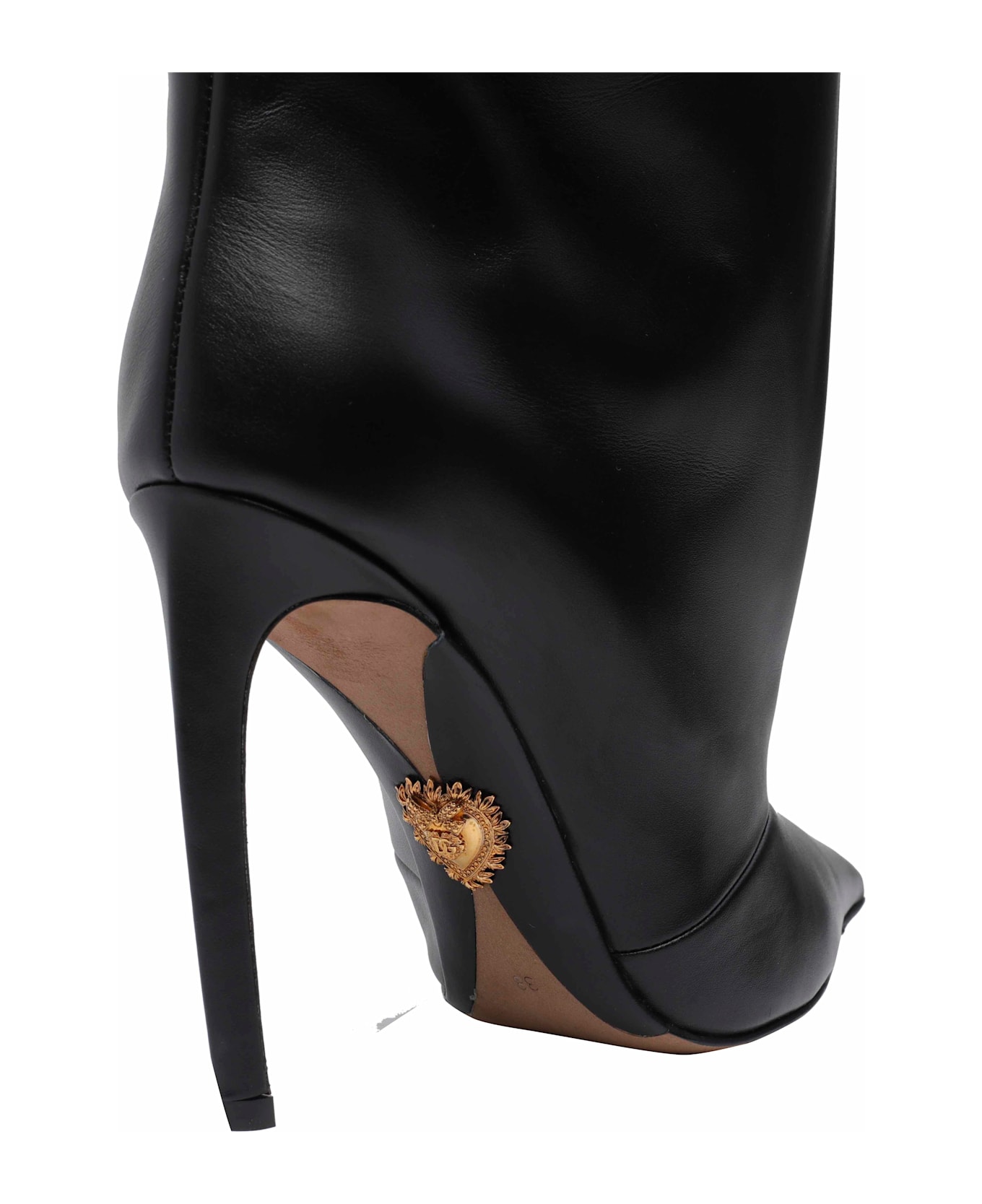 Dolce 
Gabbana Devotion Pump Boots - Black