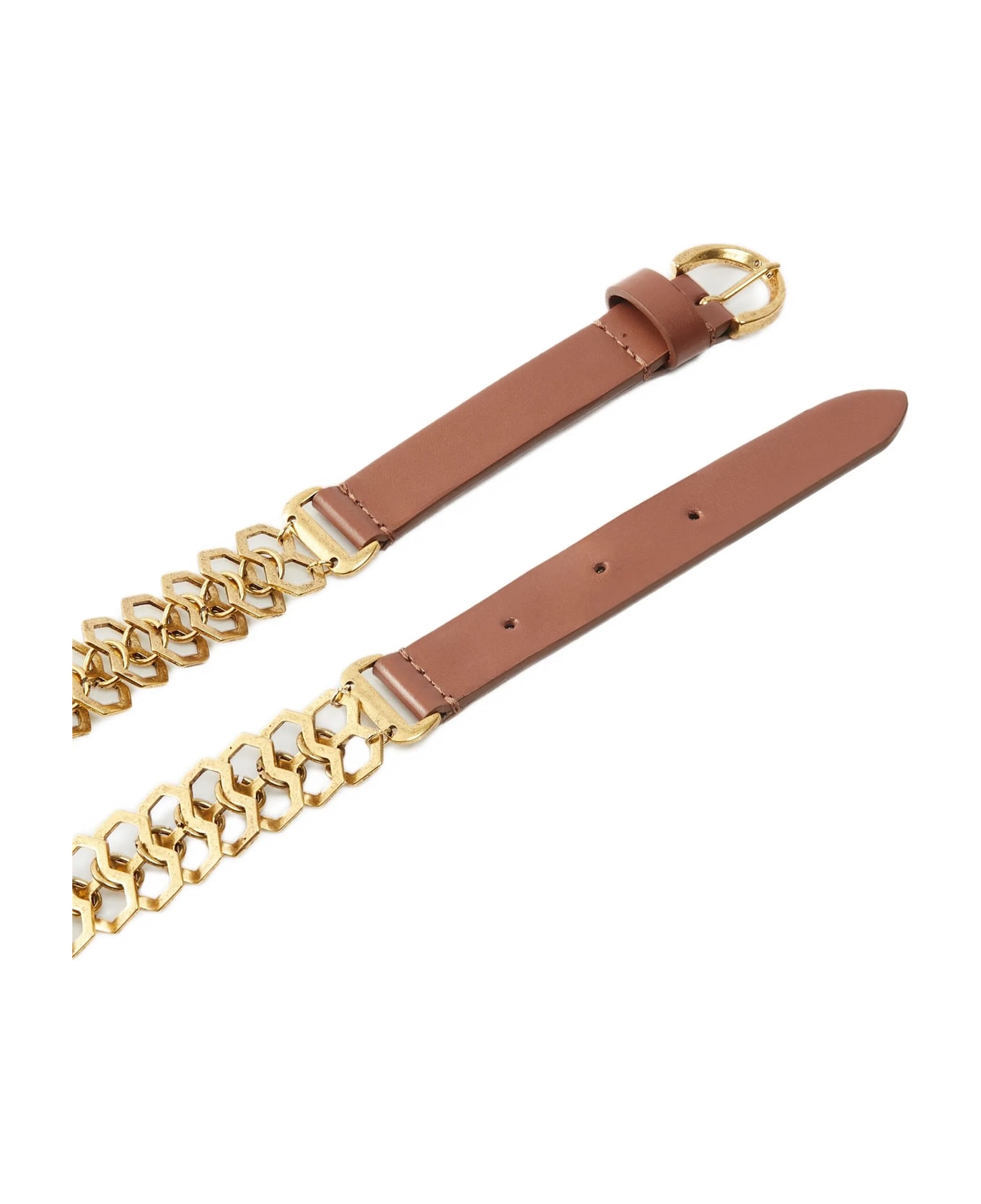 Pinko Chain Insert Belt - Brown