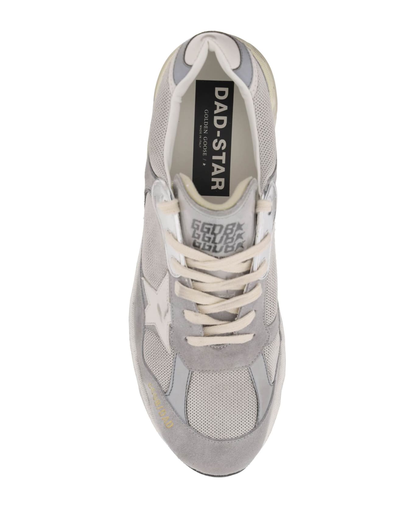 Golden Goose Dad-star Sneakers - GREY SILVER WHITE (Grey)