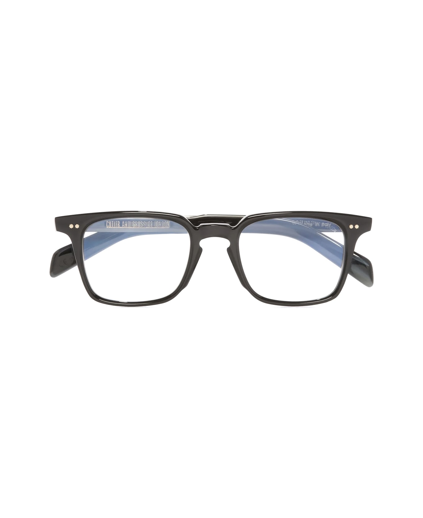 Cutler and Gross Graham Gr10 01 Black On Horn Glasses - Nero