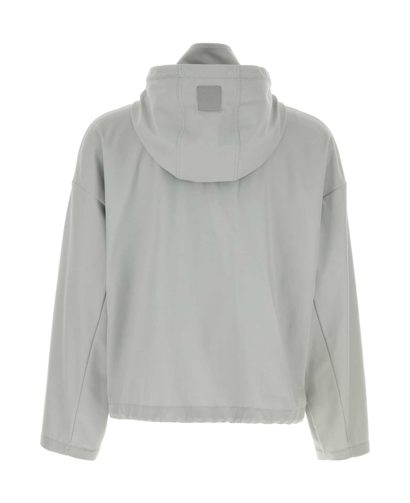 Loewe Light Grey Twill Jacket - LIGHTGREY