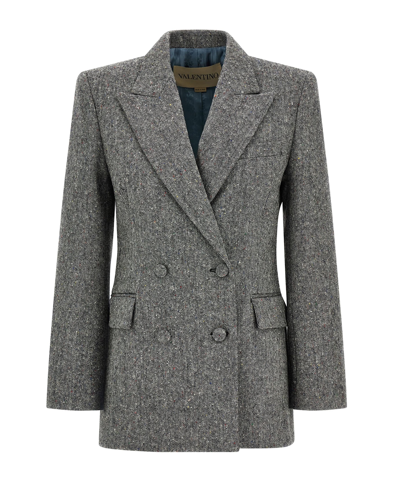 Valentino Garavani Double-breasted Blazer - Gray