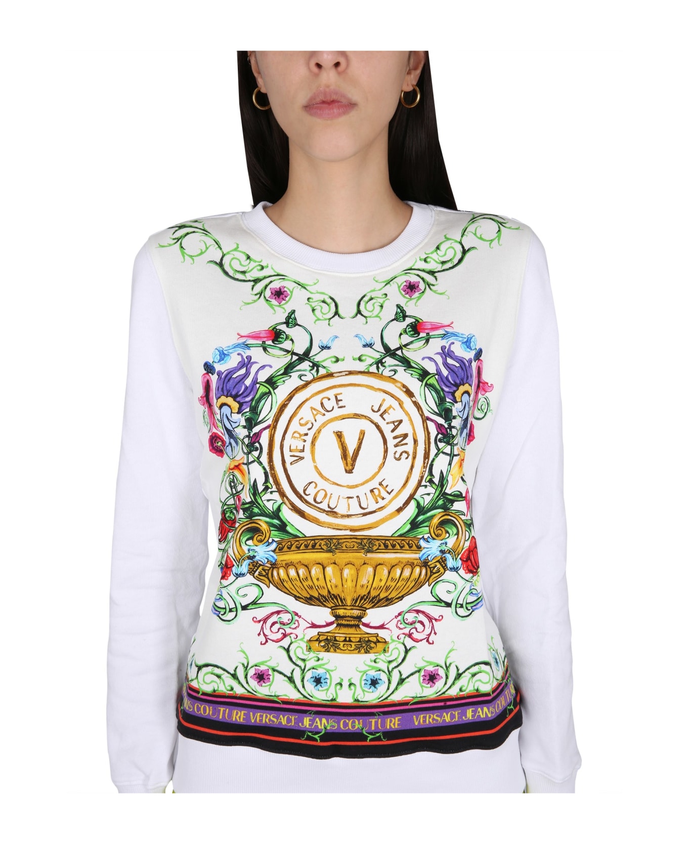 Versace Jeans Couture Hoodie - BIANCO フリース