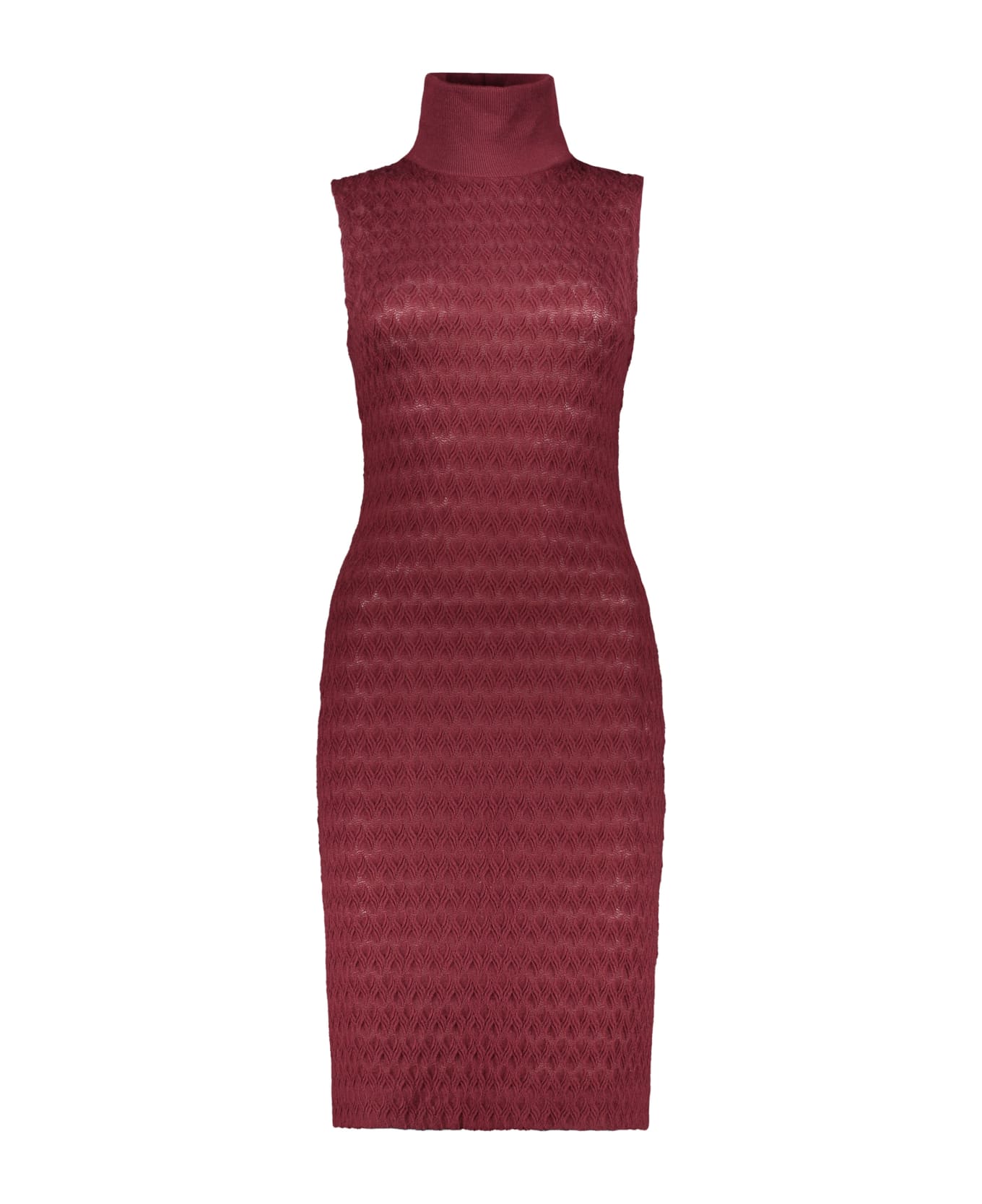 Missoni Knitted Dress - Burgundy