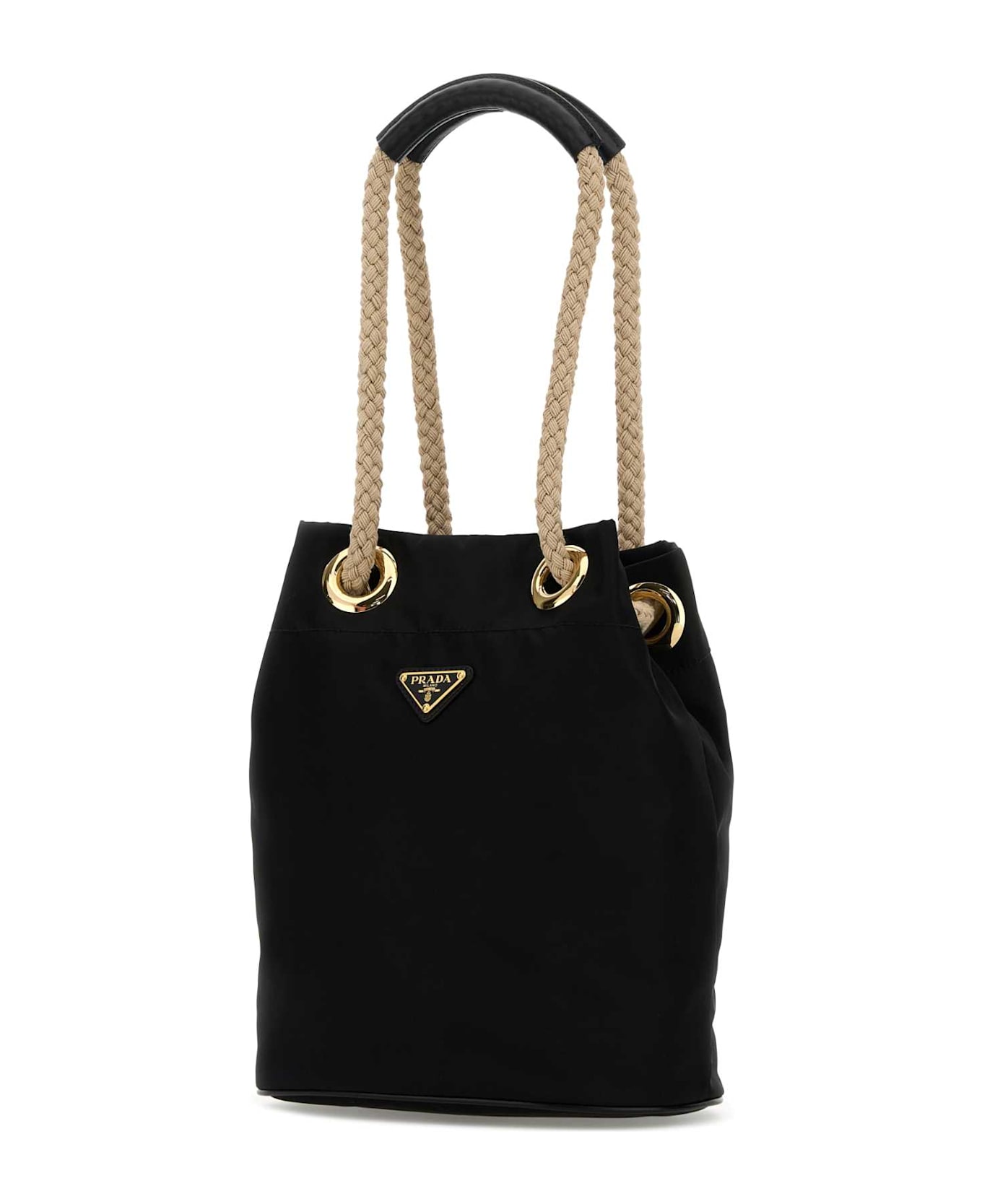 Prada Black Re-nylon Prada Mariner Bucket Bag - NERO