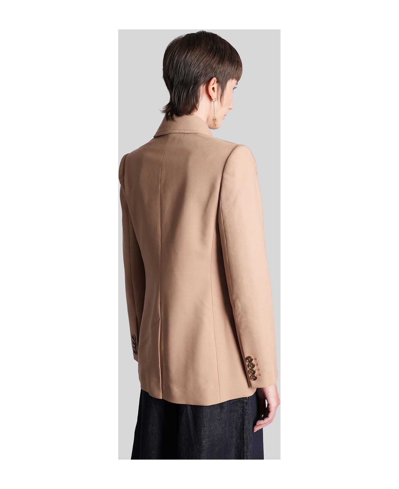 Zimmermann Blazer In Camel Wool - Camel