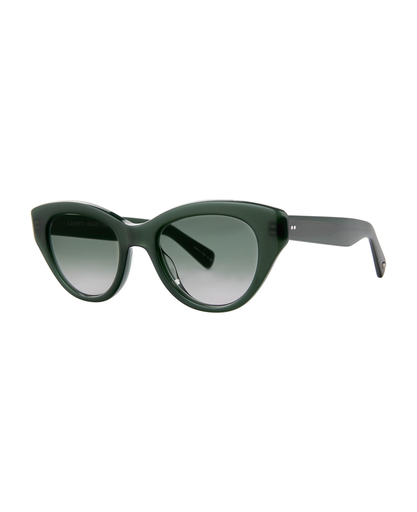 Garrett Leight Dottie Sun Forest/semi-flat Emerald Gradient Sunglasses - Forest/Semi-Flat Emerald Gradient サングラス