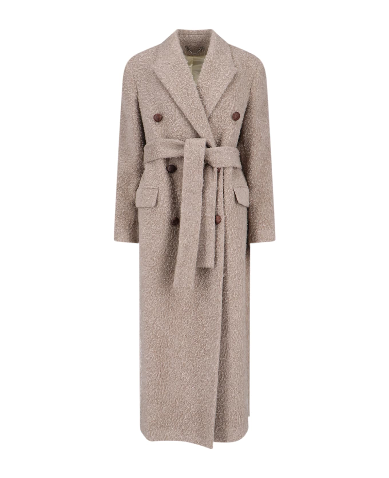 Golden Goose Double-breasted Coat - Marrone