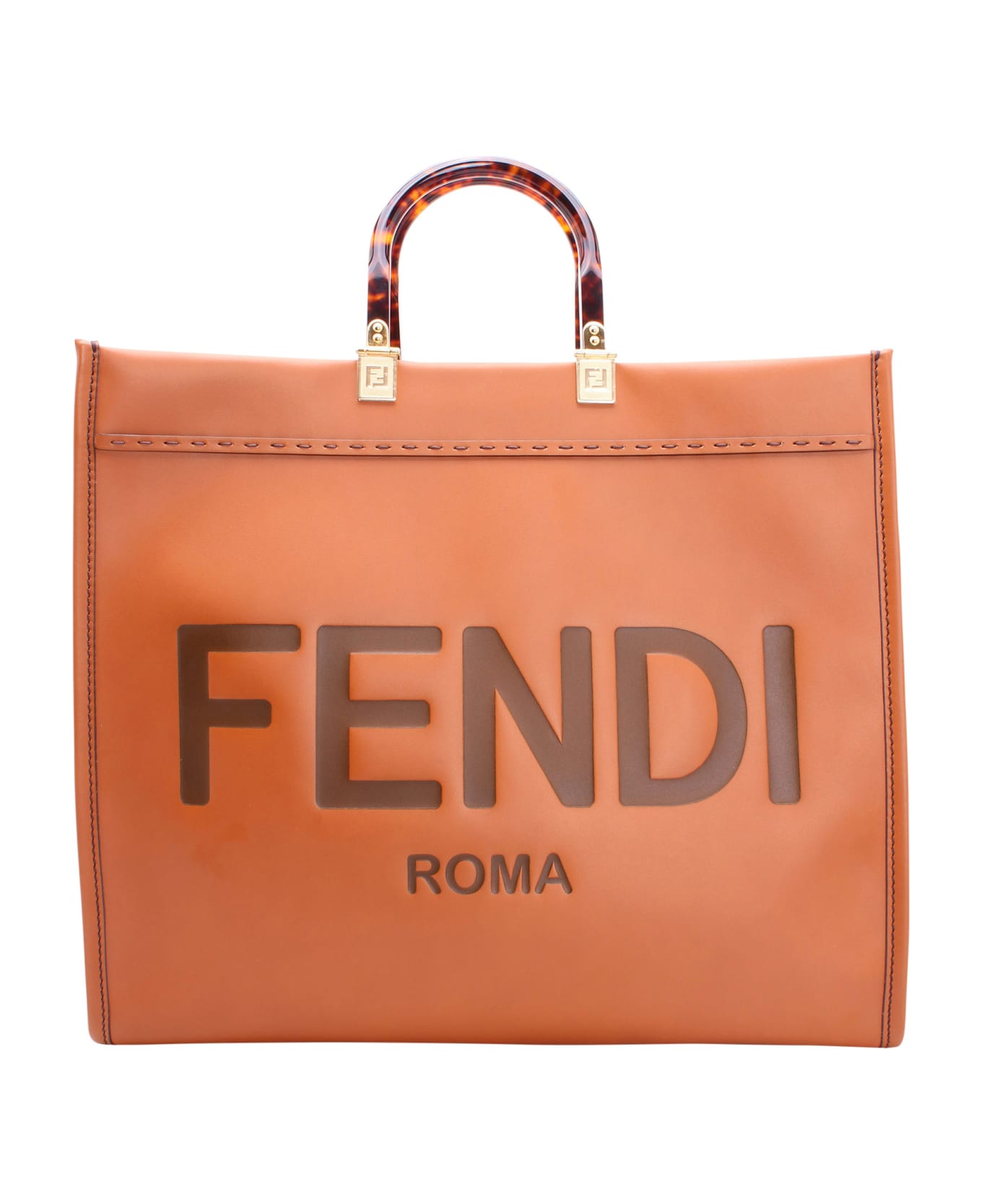 Fendi Sunshine Leather Tote Bag | italist