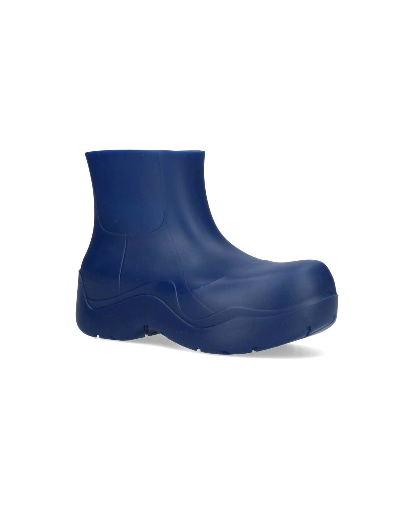 Bottega Veneta Puddle Ankle Boots - AZURE