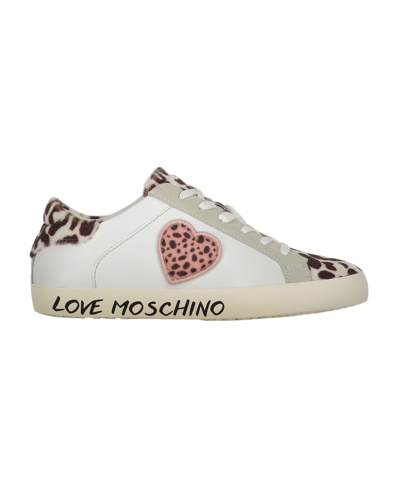 Love Moschino Leather Low-top Sneakers | italist