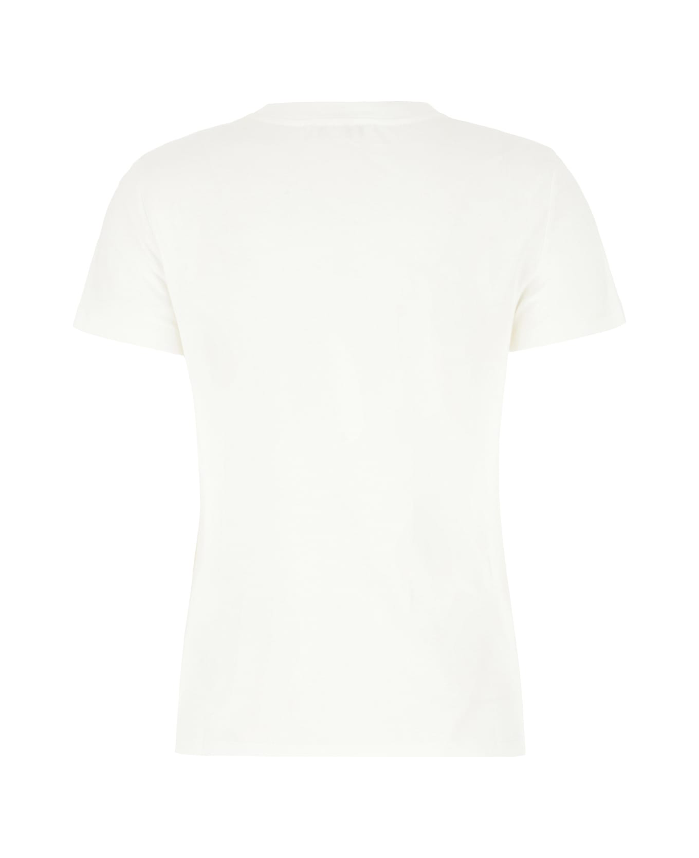 Max Mara White Cotton T-shirt - F.DO BIANCO