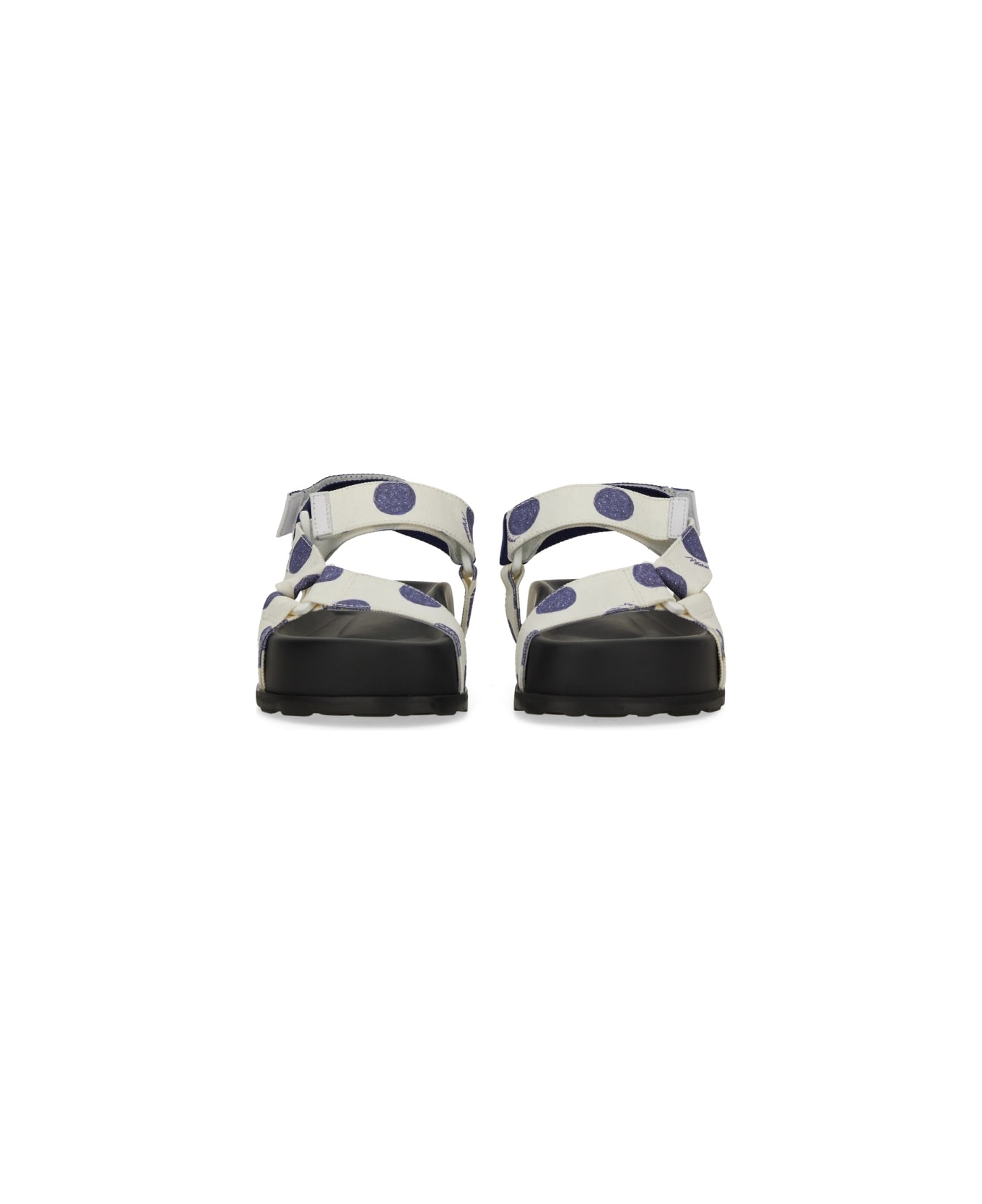 Moschino Sandal With Logo - WHITE