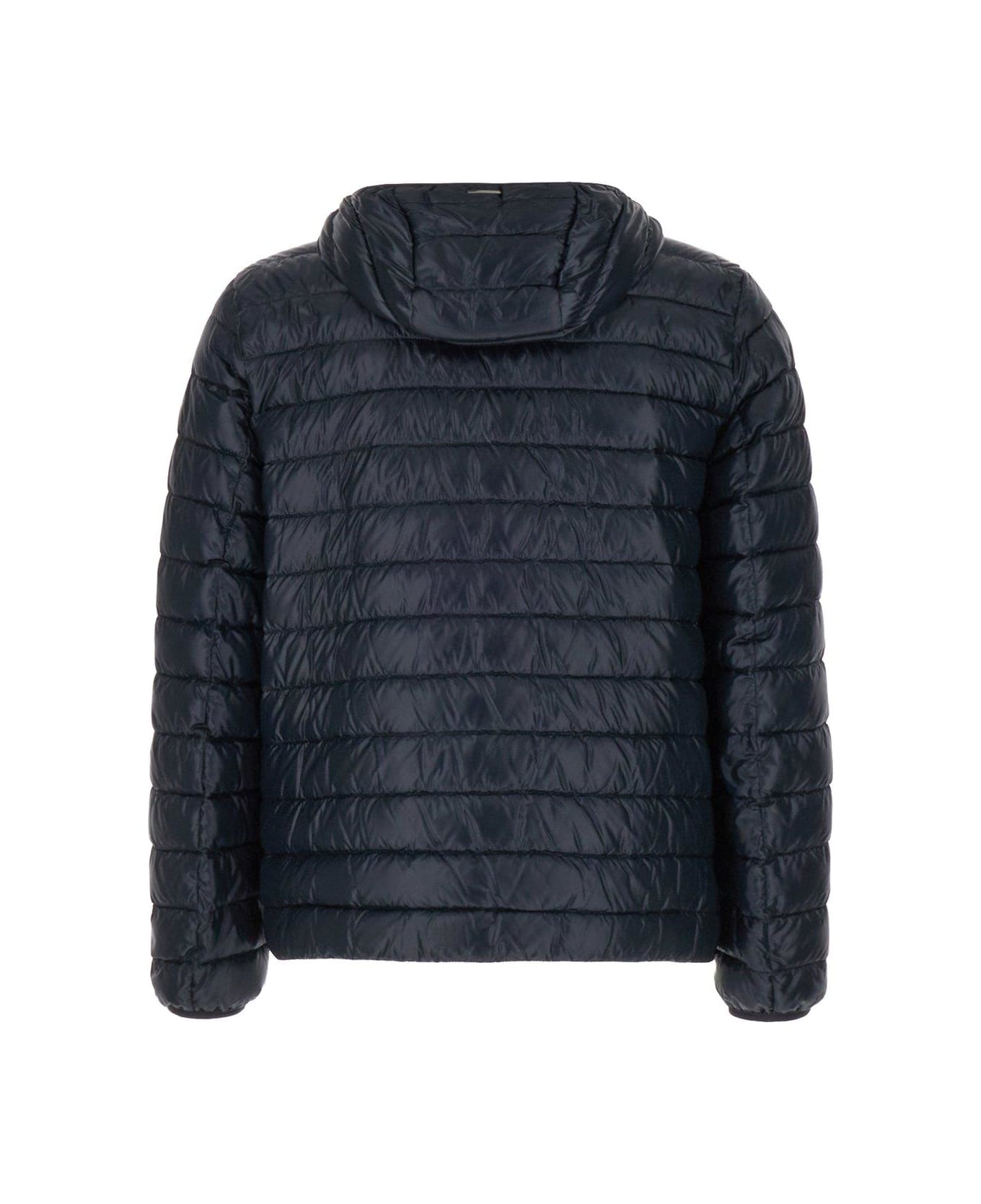 Herno Hooded Quilted Puffer Jacket - Blu