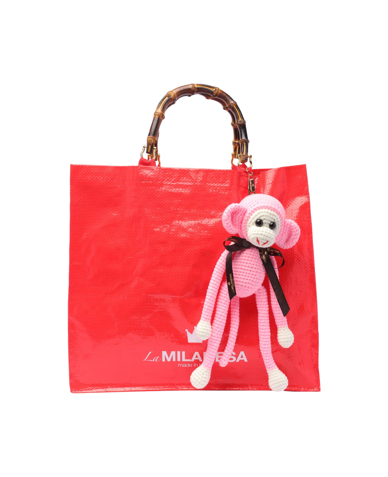 LaMilanesa Sbagliato Shopping Bag - Red トートバッグ