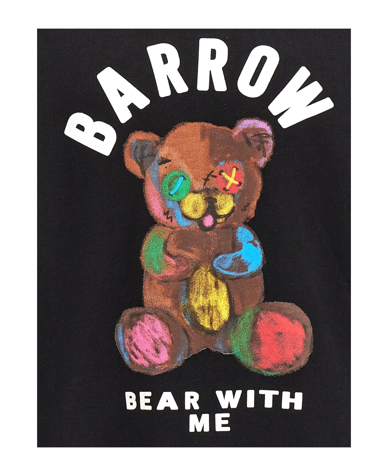 Barrow Printed Hoodie - Black   フリース