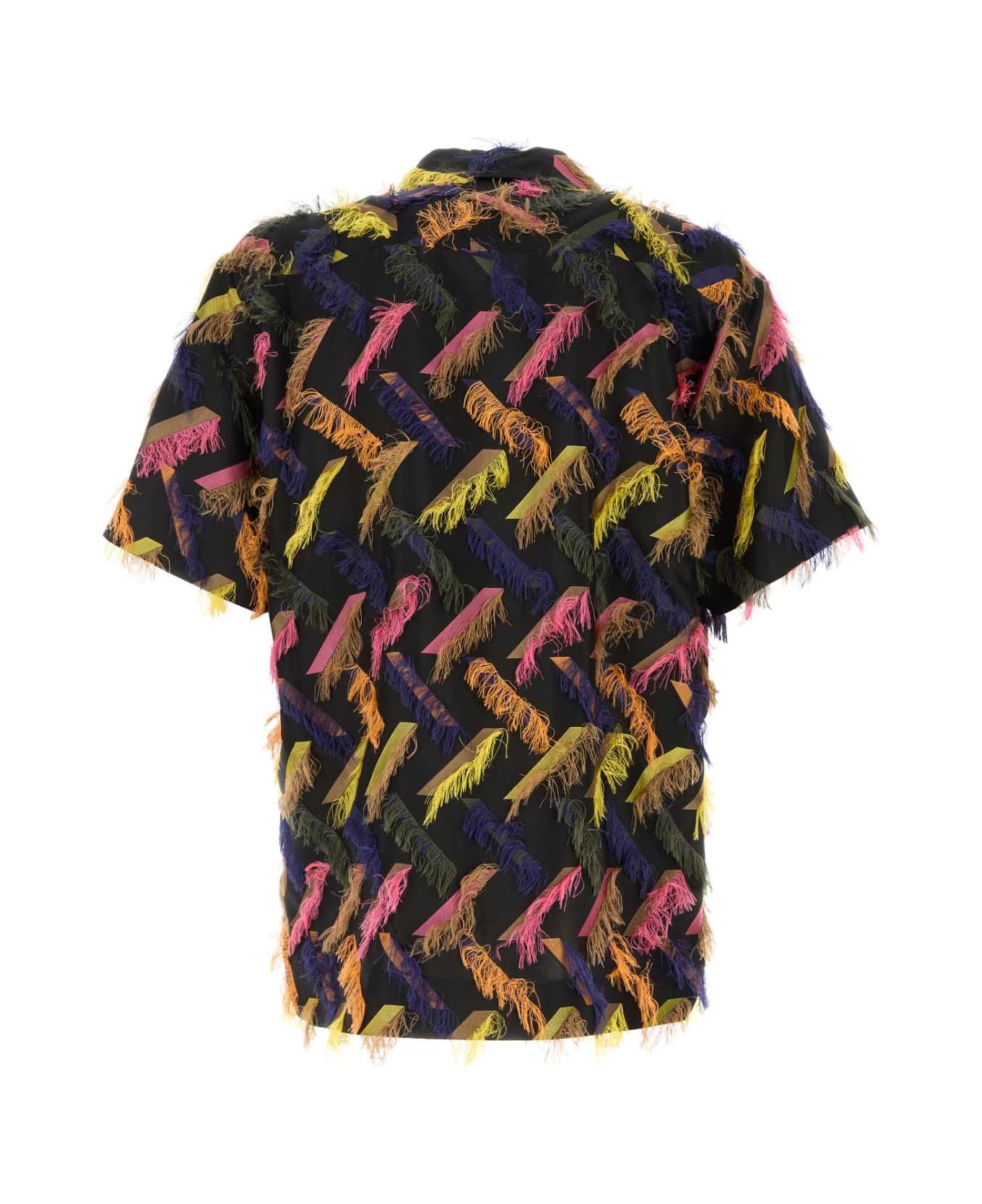 Vivienne Westwood Embellished Viscose Blend Camp Shirt - MULTICOLOUR