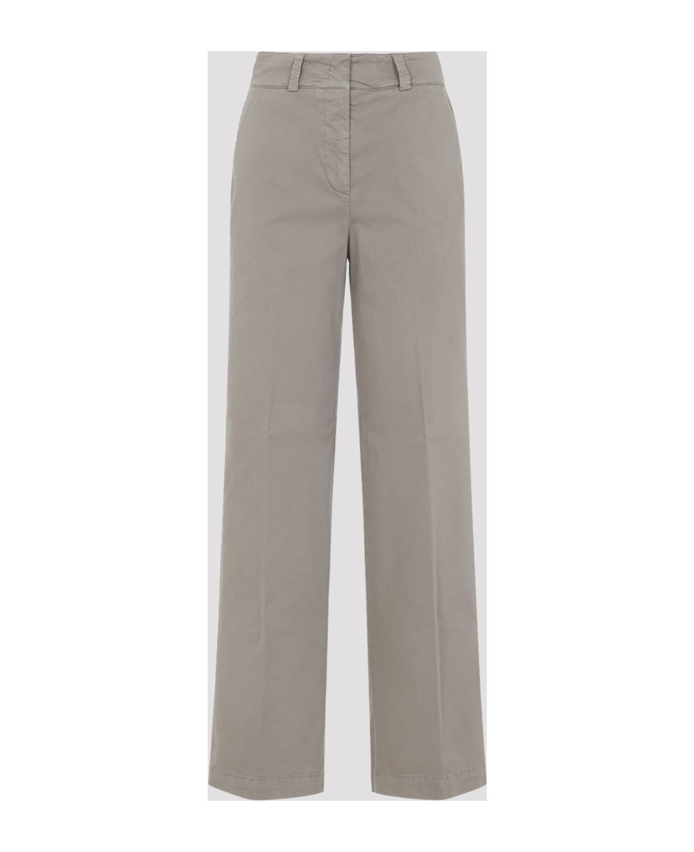 Peserico Gabardine Pants - Marrone Argilla