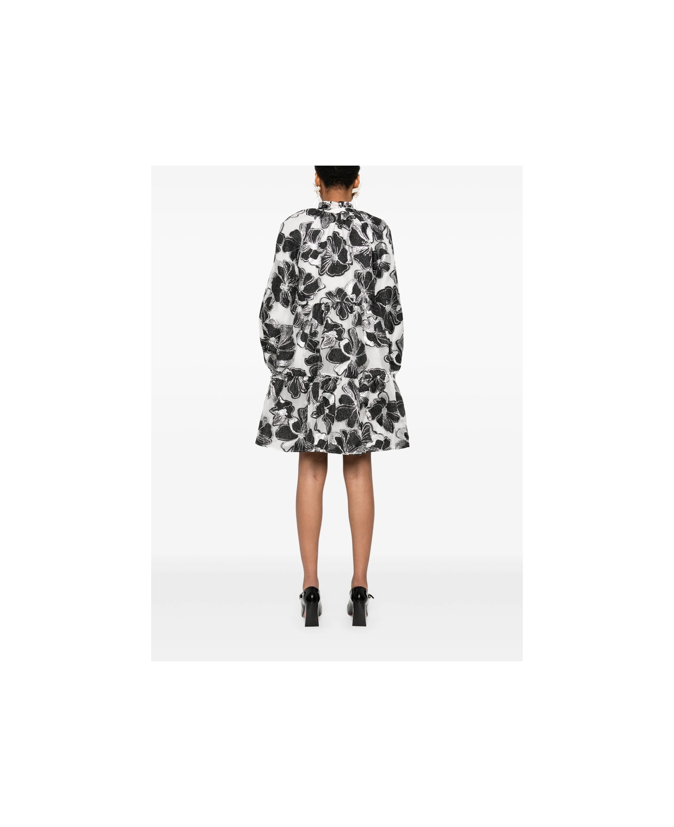 Stine Goya Dress - WHITE/BLACK