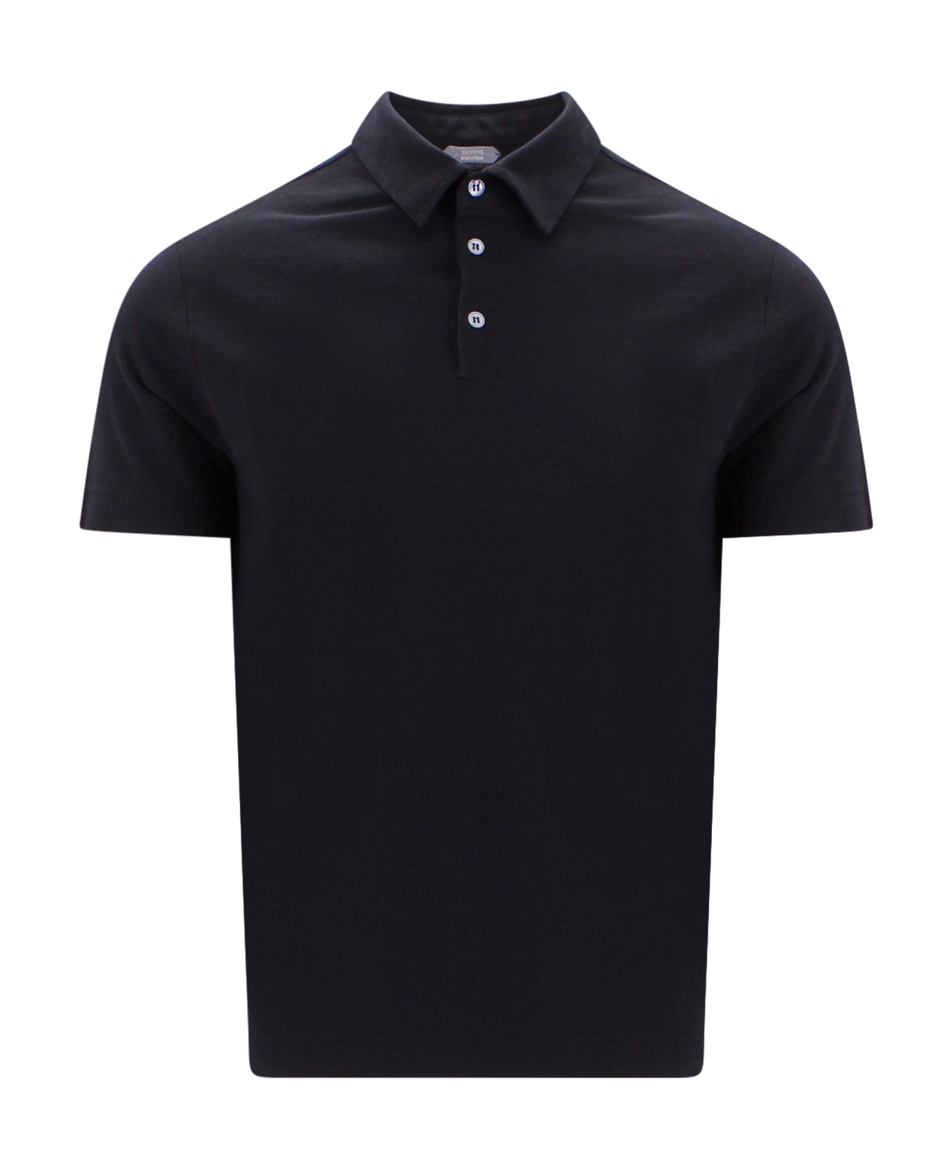 Zanone Polo Shirt - Black