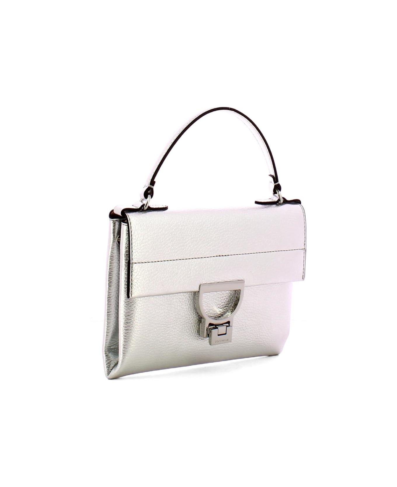 Coccinelle Arlettis Mini Handbag - Silver