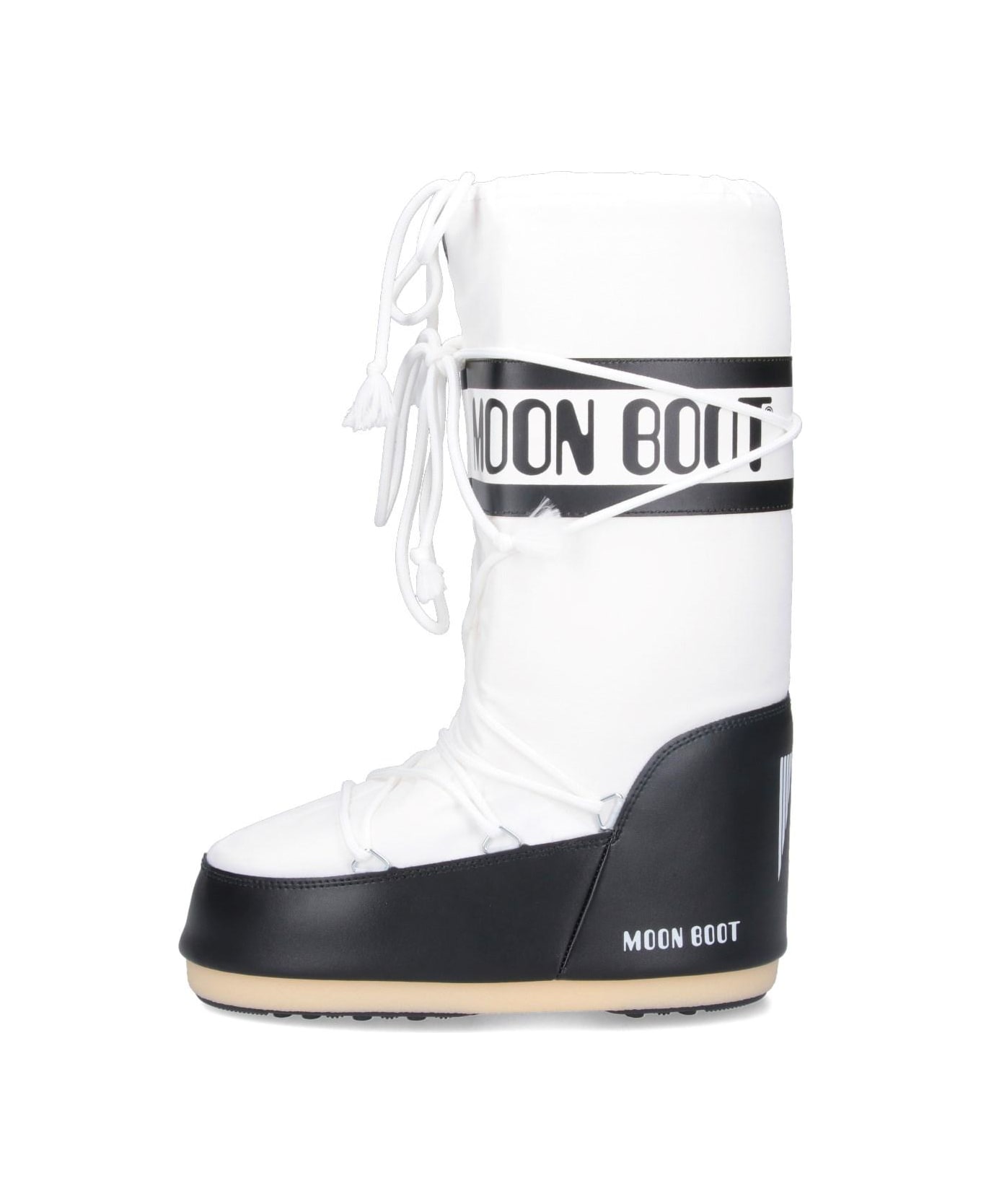 Moon Boot 'icon' Padded Boots - Bianco