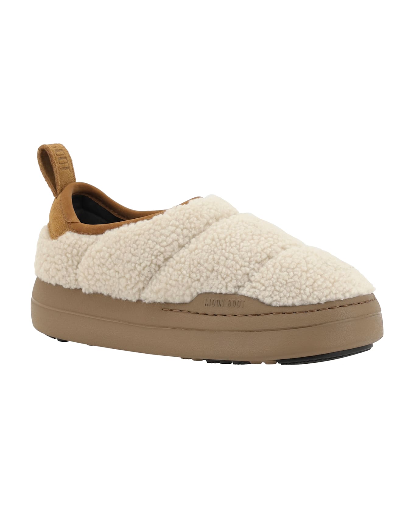 Moon Boot Park Puffer Shoes - Ecru
