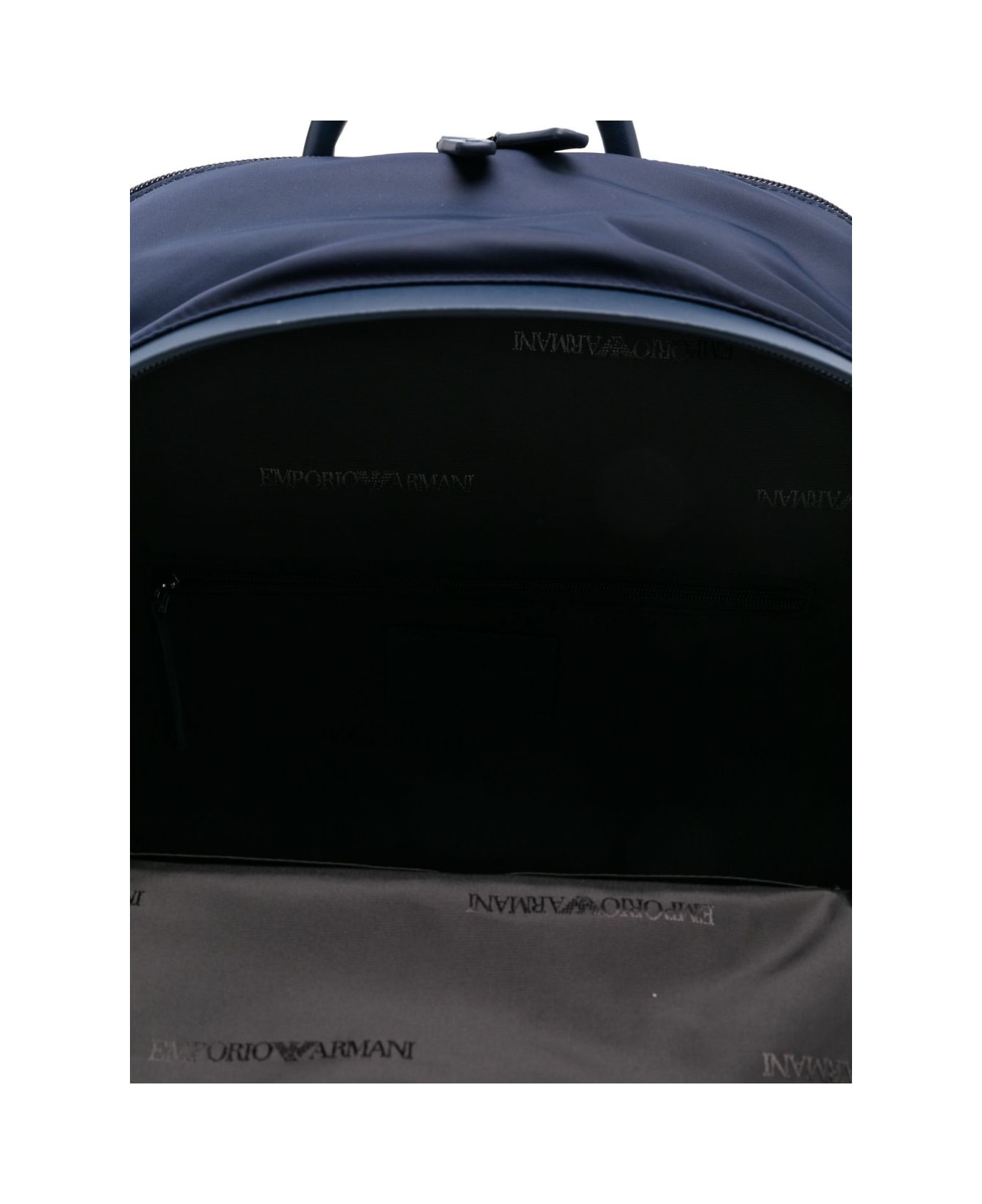 Emporio Armani Nylon Backpack - Clear Blue