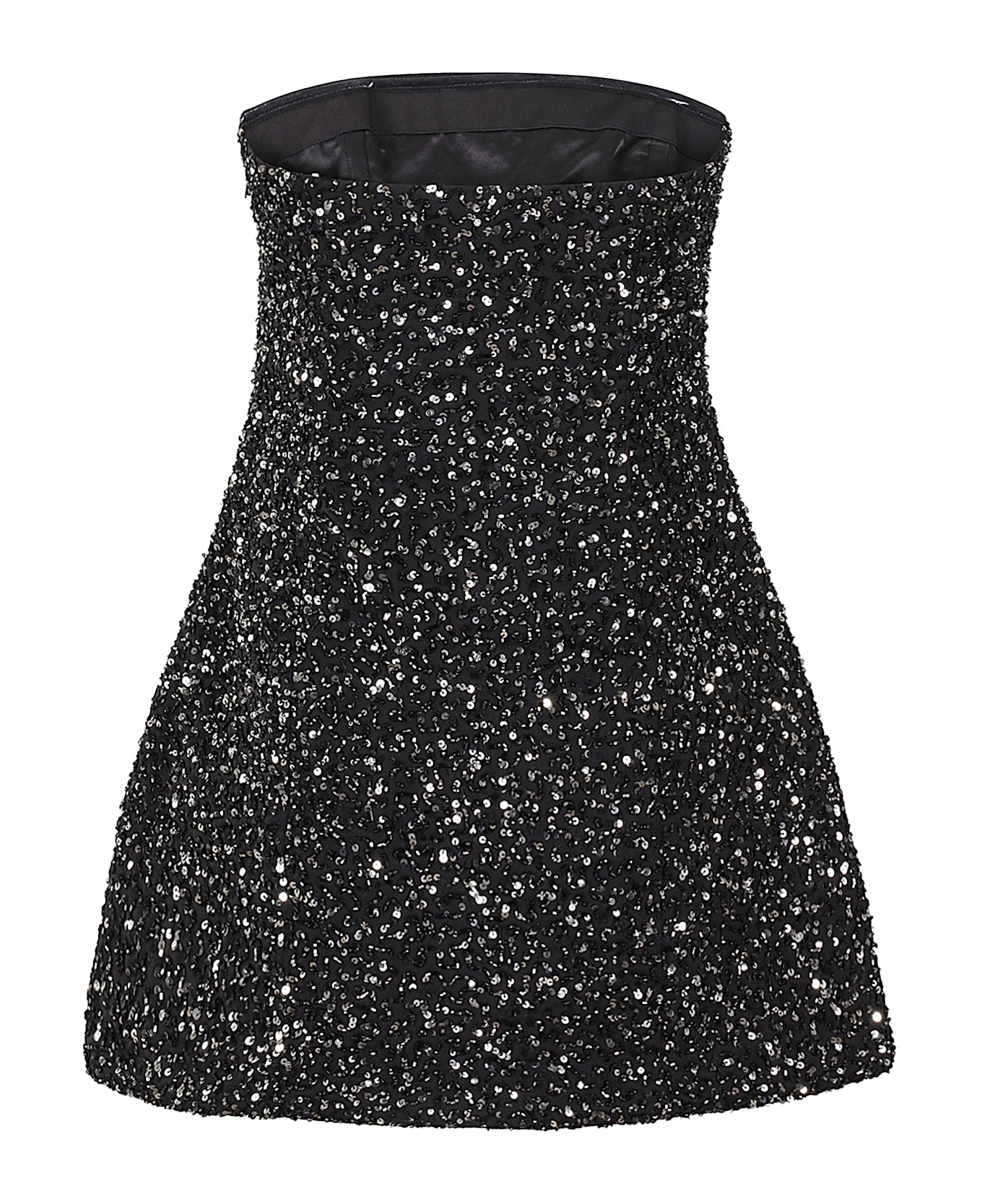 retrofete Merit Sequin Dress - Blkw Black White