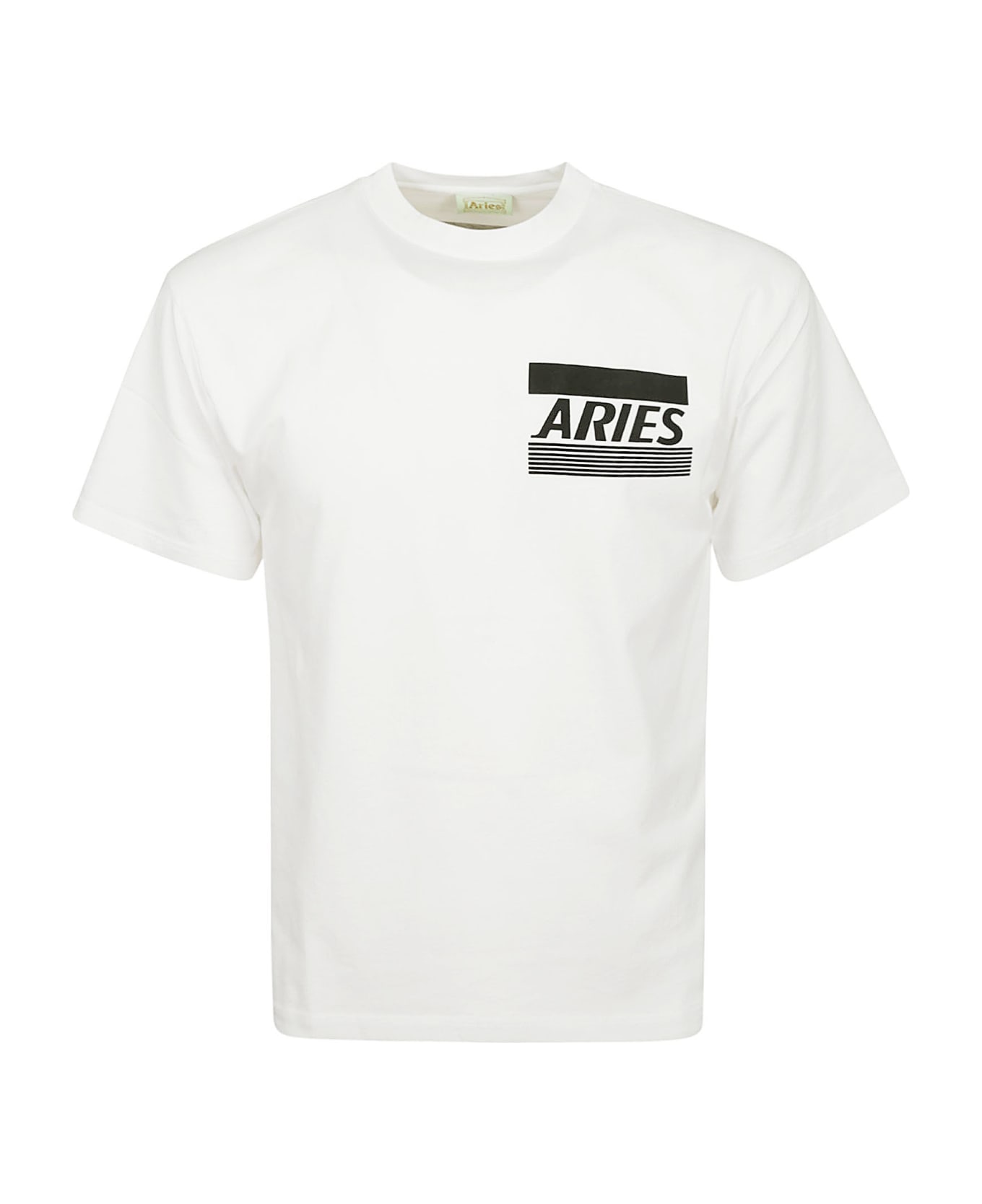Aries Credit Card Ss Tee - Wht White