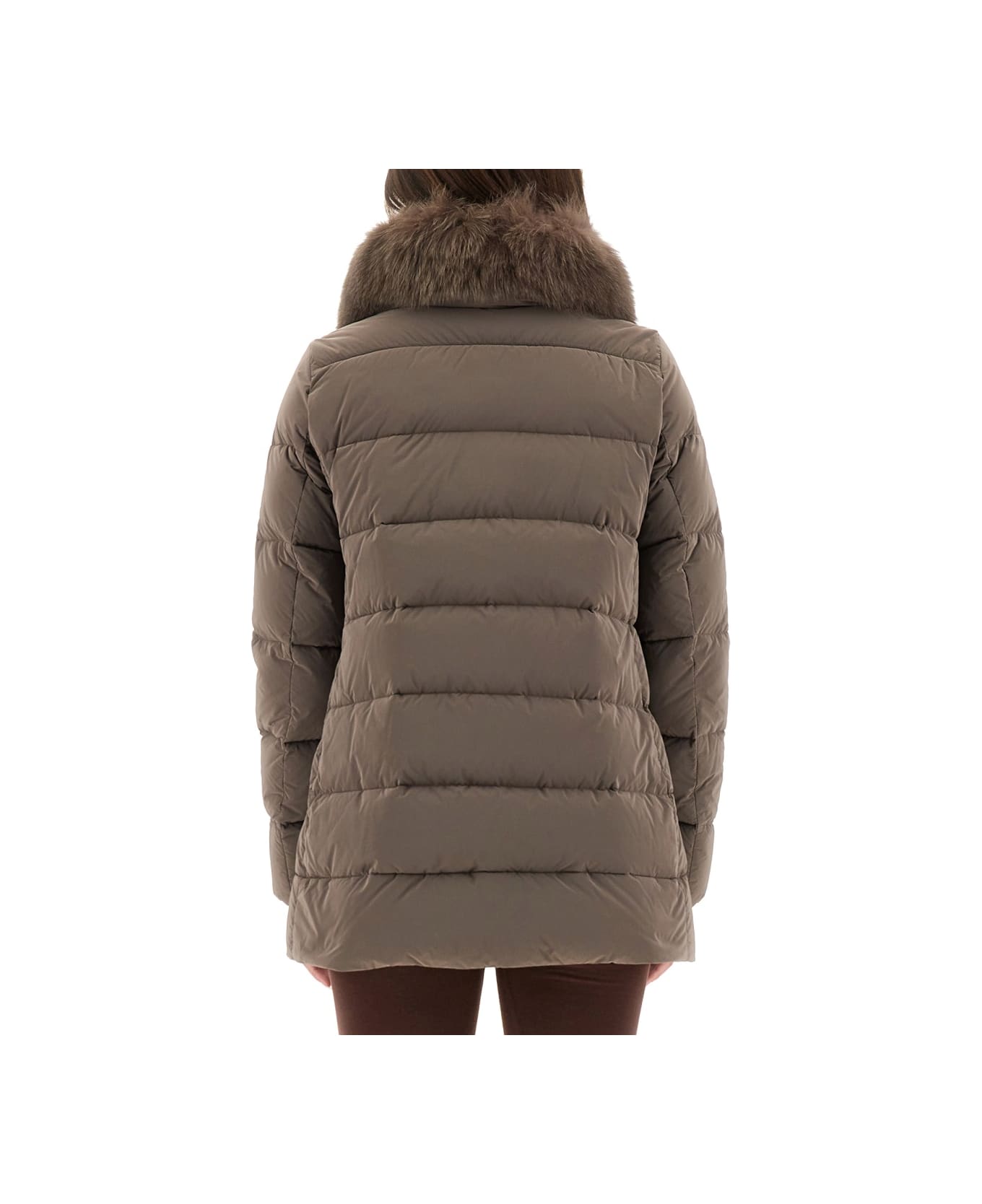 Moorer Padded Jacket "dorado" - BROWN