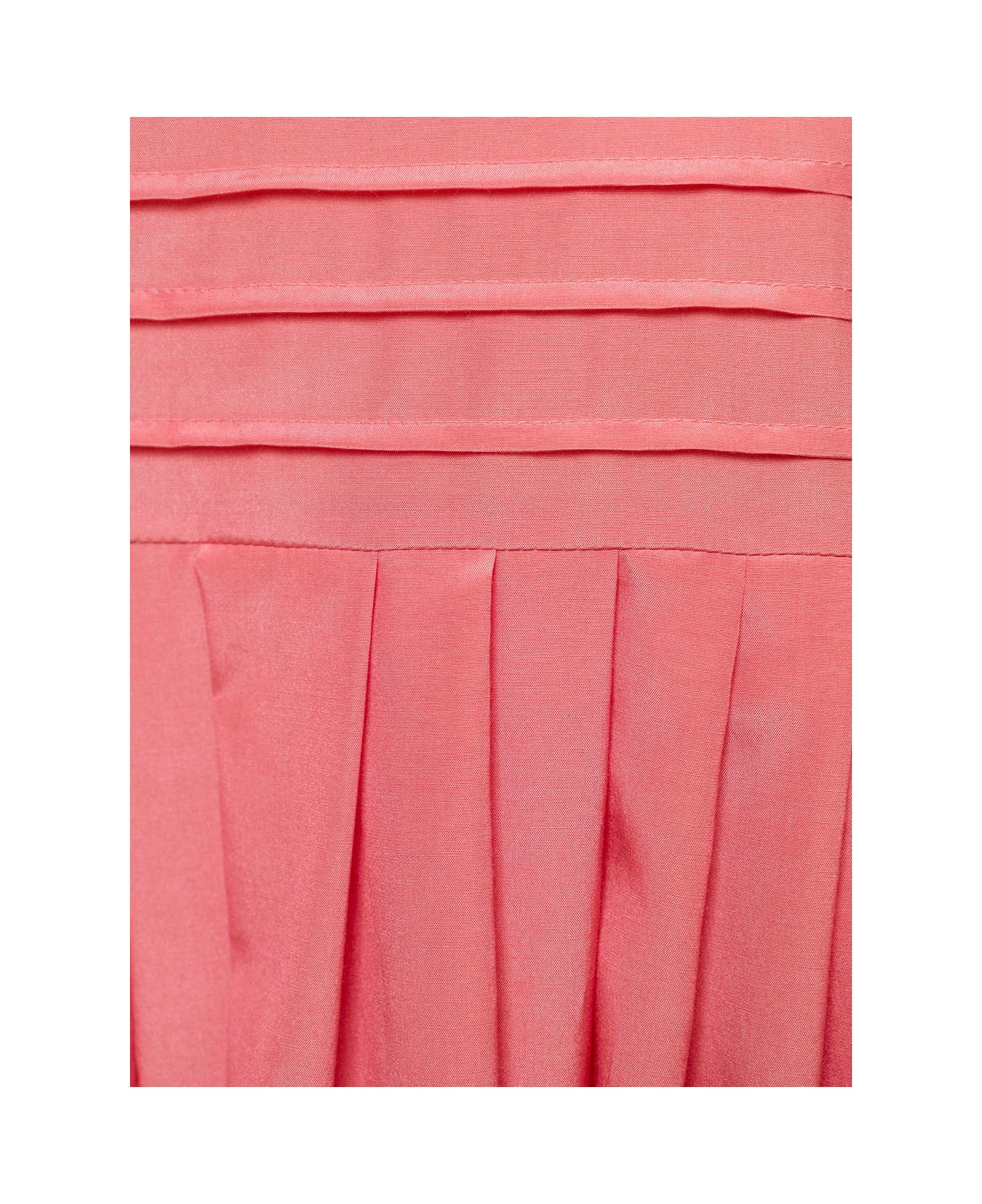 Mario Dice Woman's Pink Cotton Blend Dress - Pink ワンピース＆ドレス