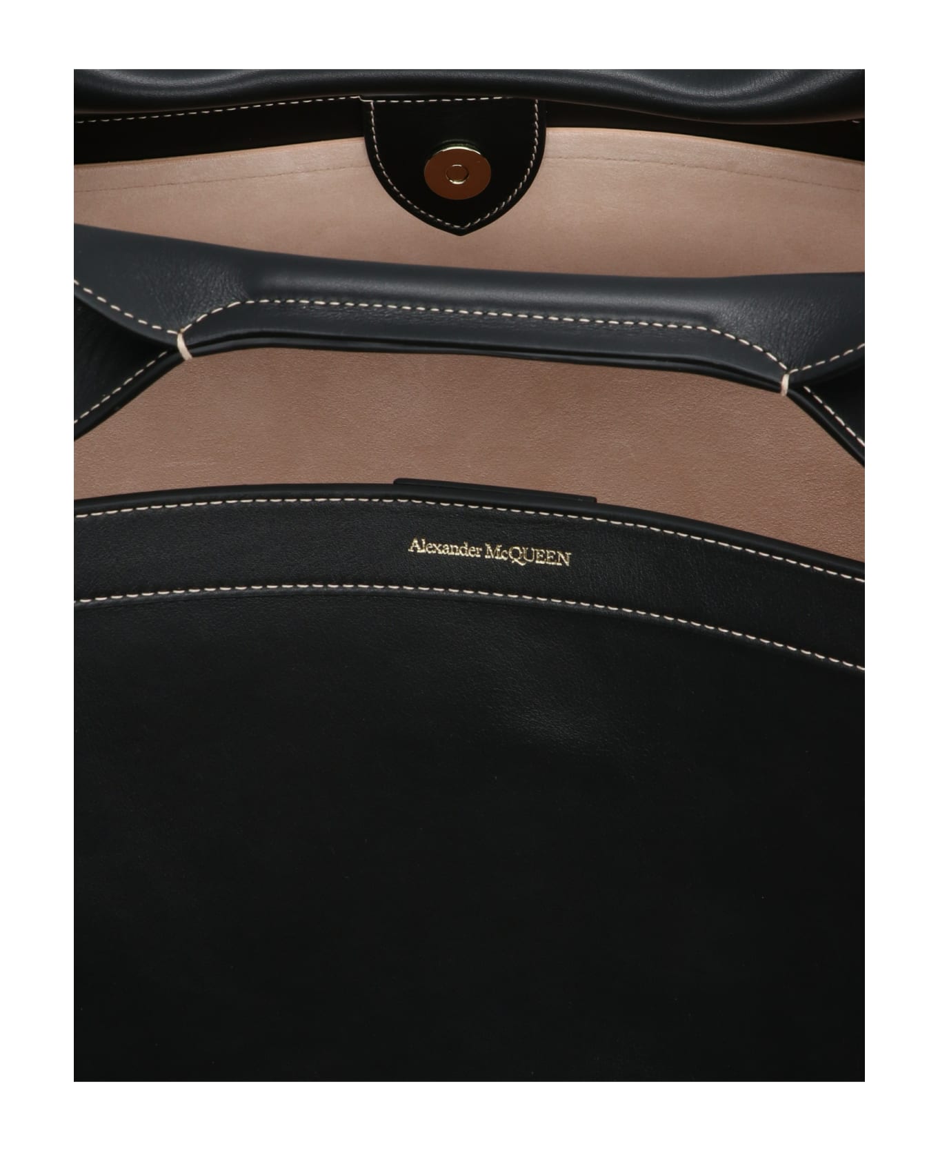 Alexander McQueen 'the Bow' Large Handbag - Black  