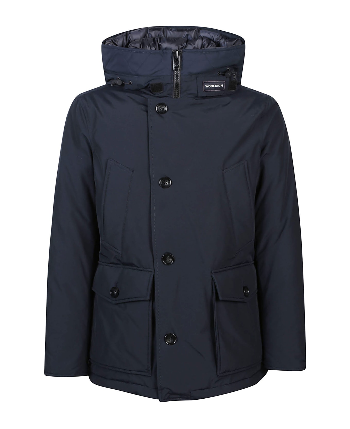 Woolrich Arctic Anorak Jacket - Mlb Melton Blue