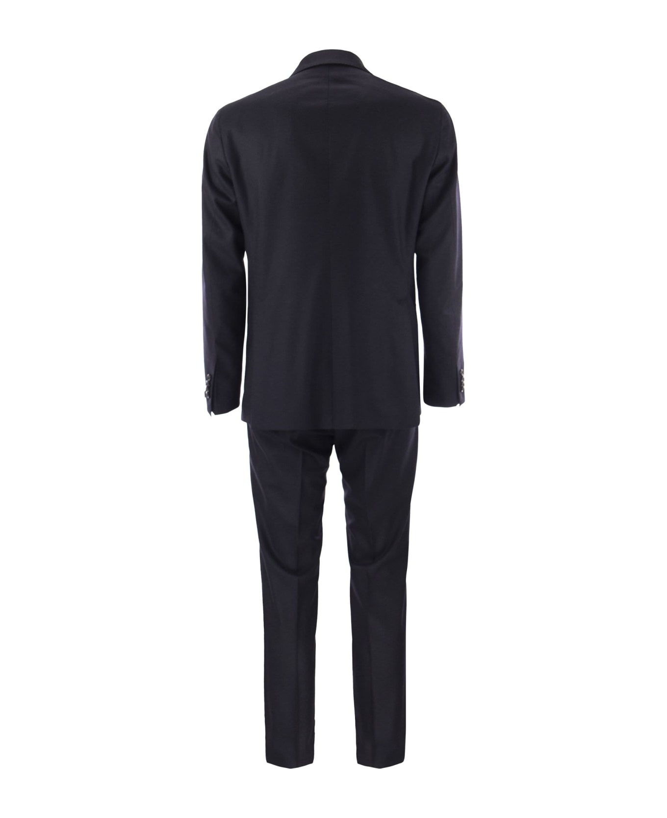 Tagliatore Suit In Wool And Cashmere - Blue