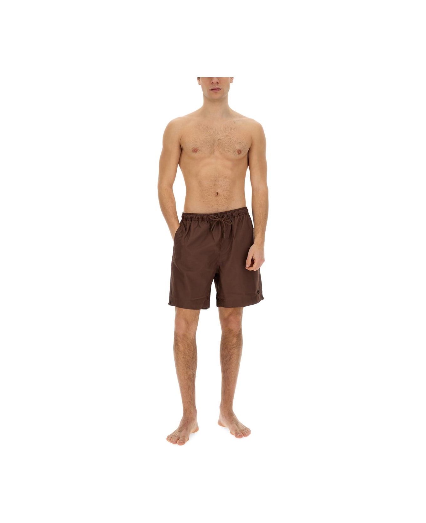 Fred Perry Swimsuit - BROWN 水着