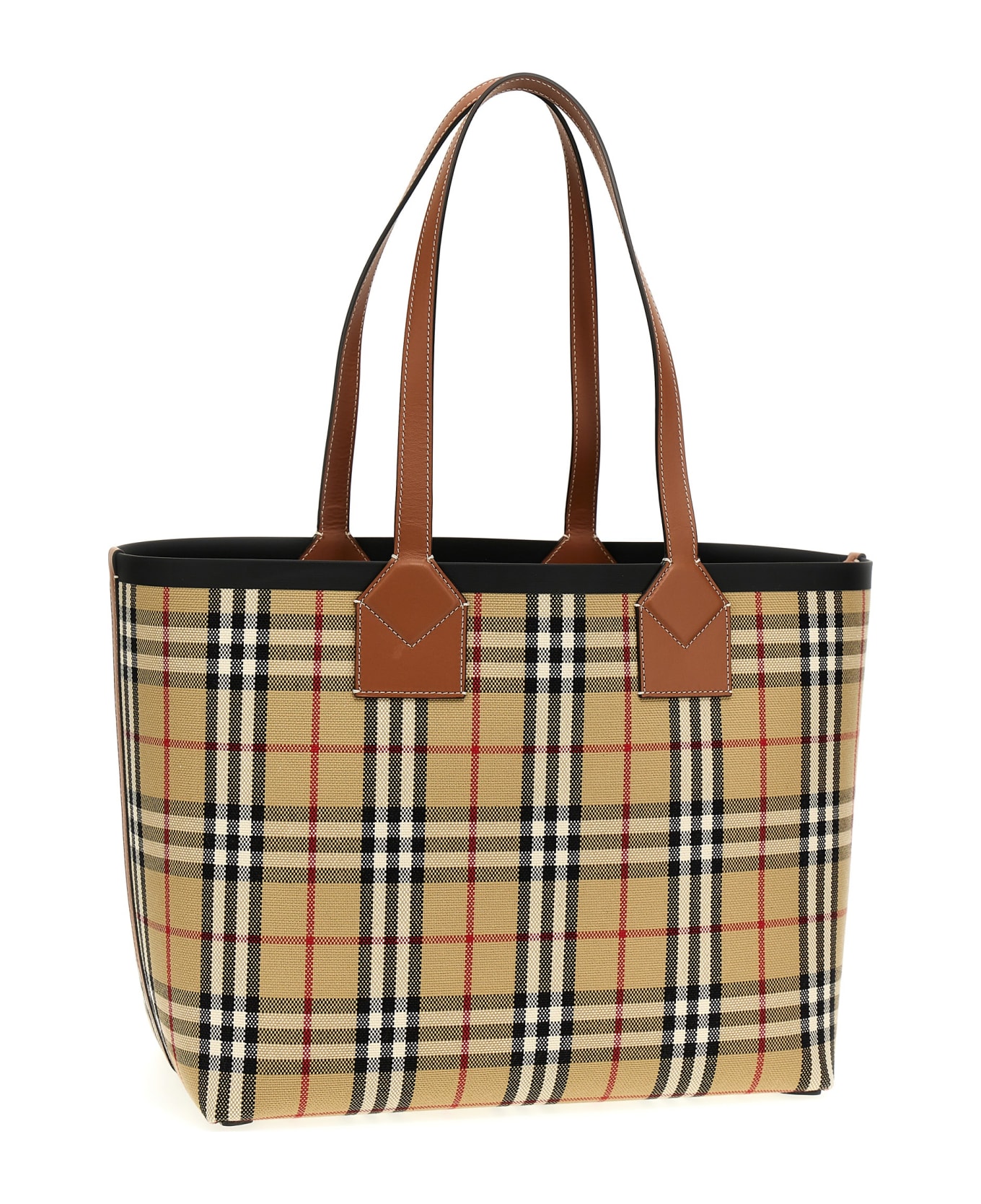 Burberry 'london' Midi Handbag - Brown
