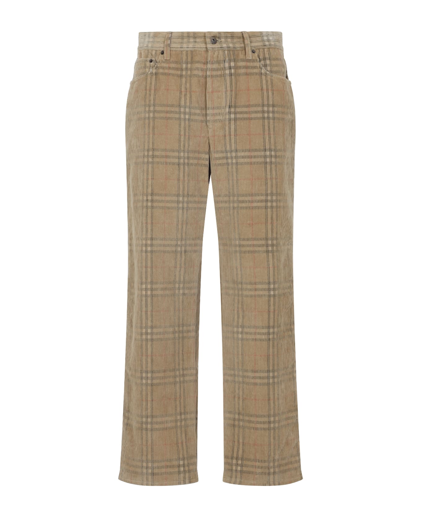 Burberry Fred Check Pants - Sand Ip Check