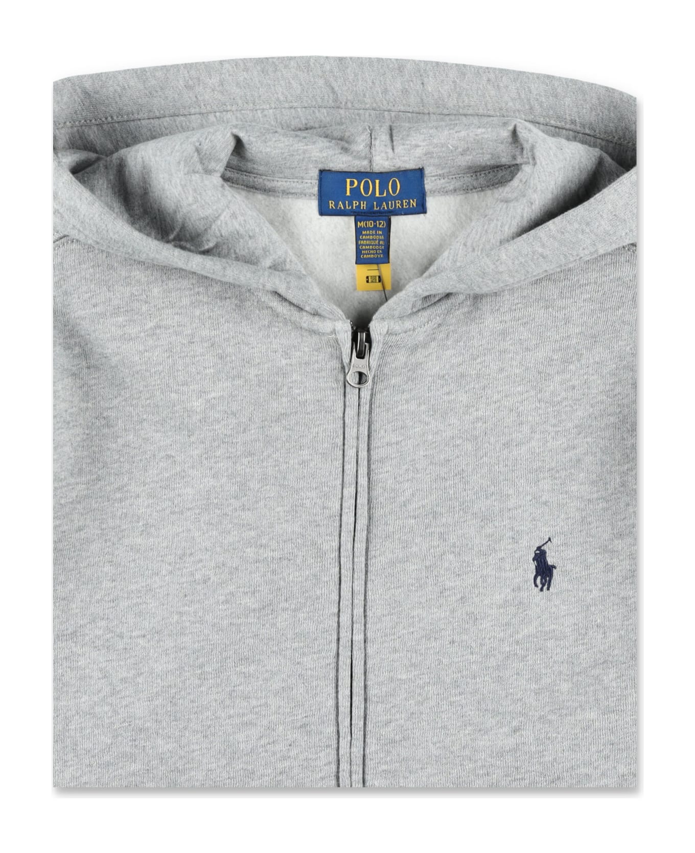 Polo Ralph Lauren Kid - Zip Fleece Hoodie - GREY