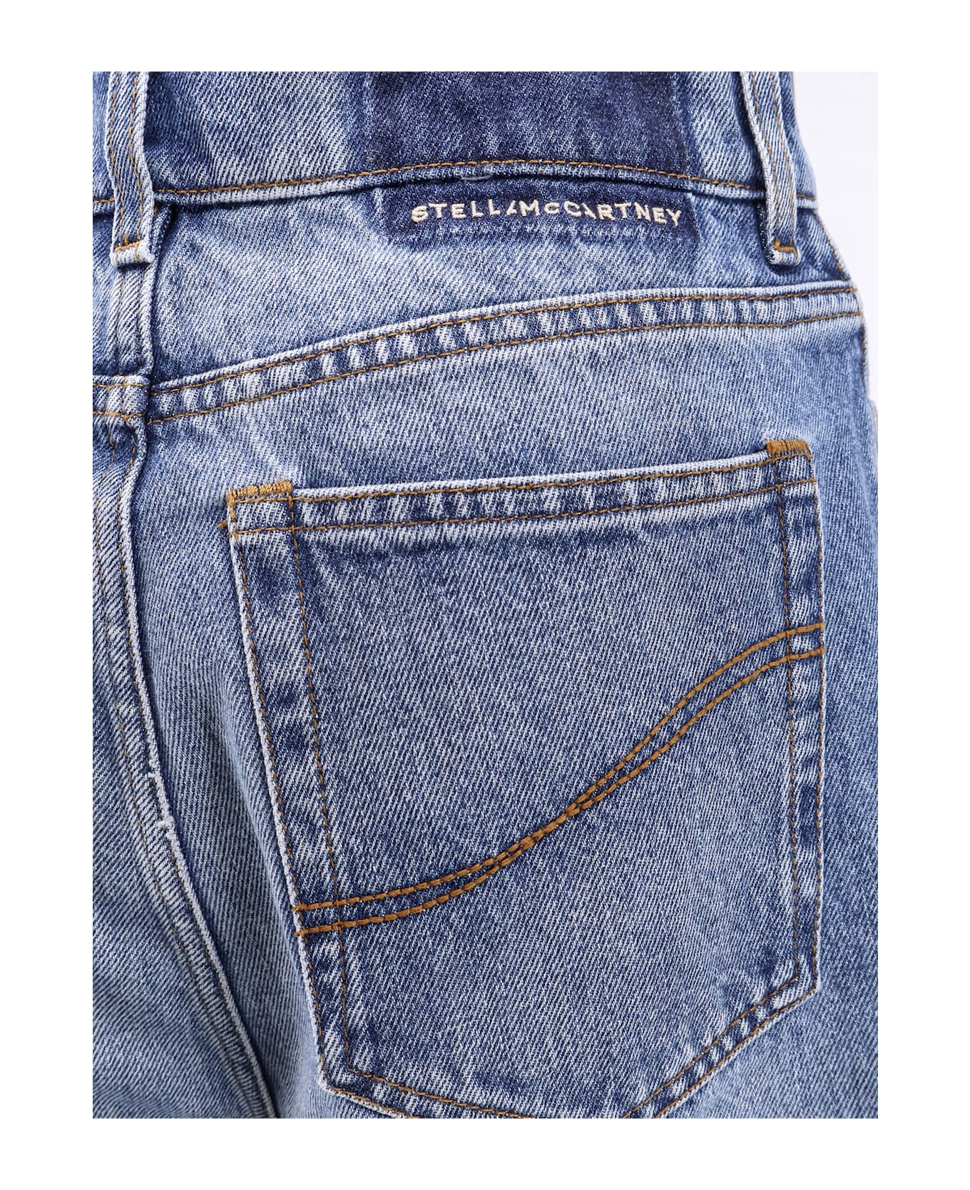 Stella McCartney Vintage Blue Sustainable Cotton Jeans - Vintage blue